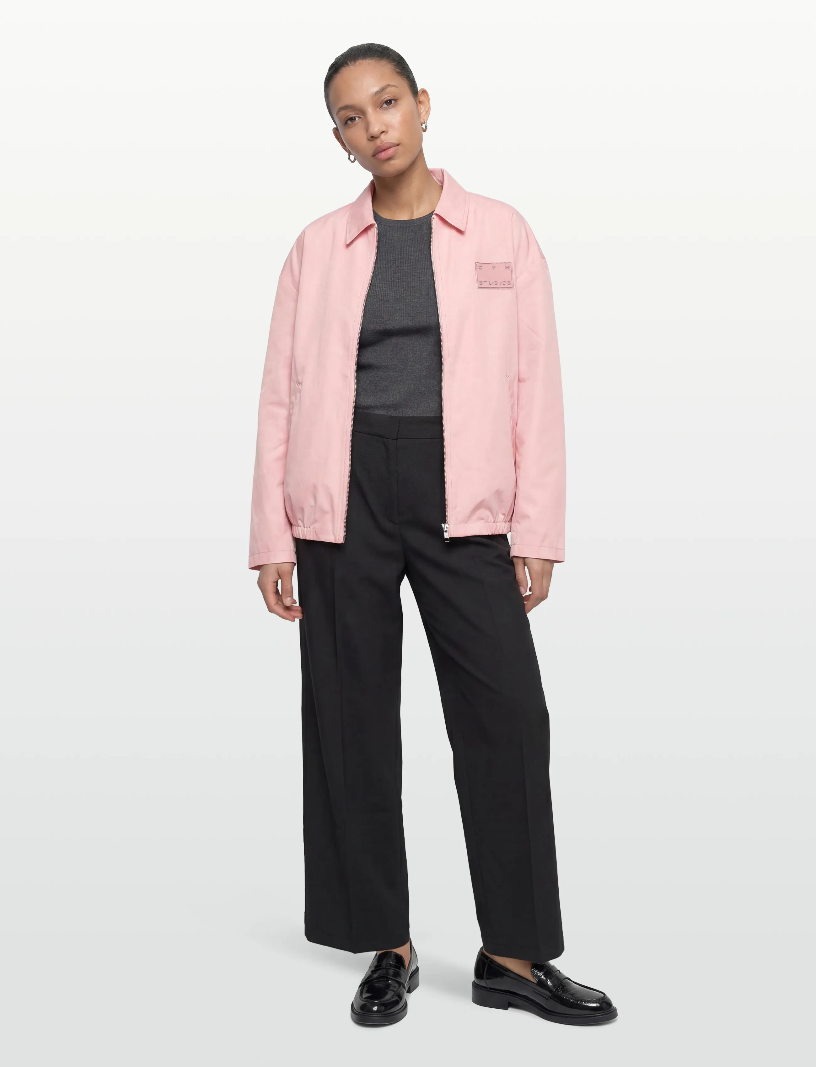 Copenhagen Studios CPH NYLON JACKET 1 nylon black - Tøj - PINK / pink/rose