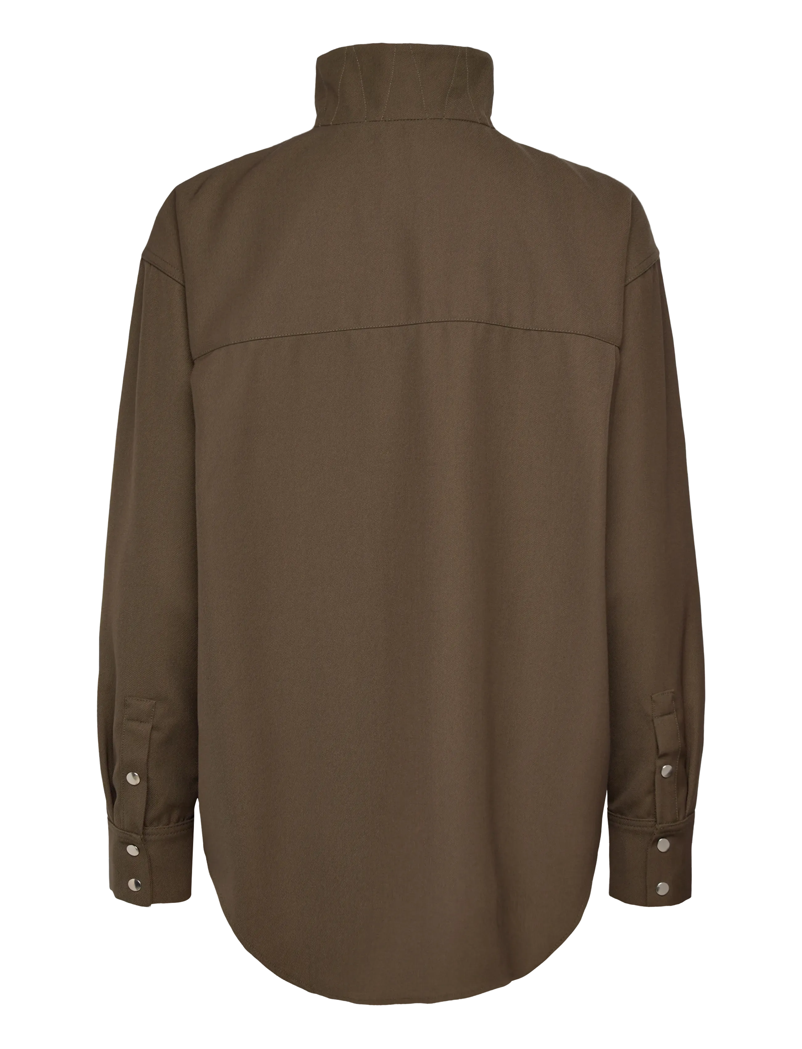 Copenhagen Studios - CPH OVERSHIRT 1 cotton white - langærmede skjorter - olive - 1
