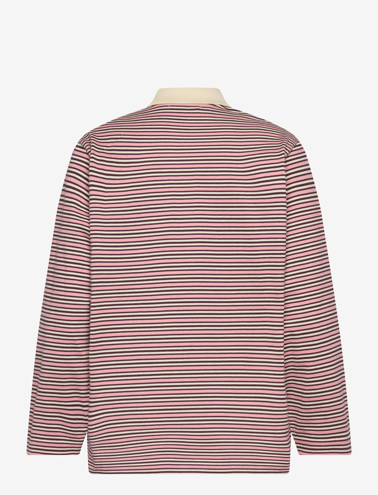 Copenhagen Studios - CPH POLOSHIRT 1 cotton red striped - pikéer - pink striped - 2