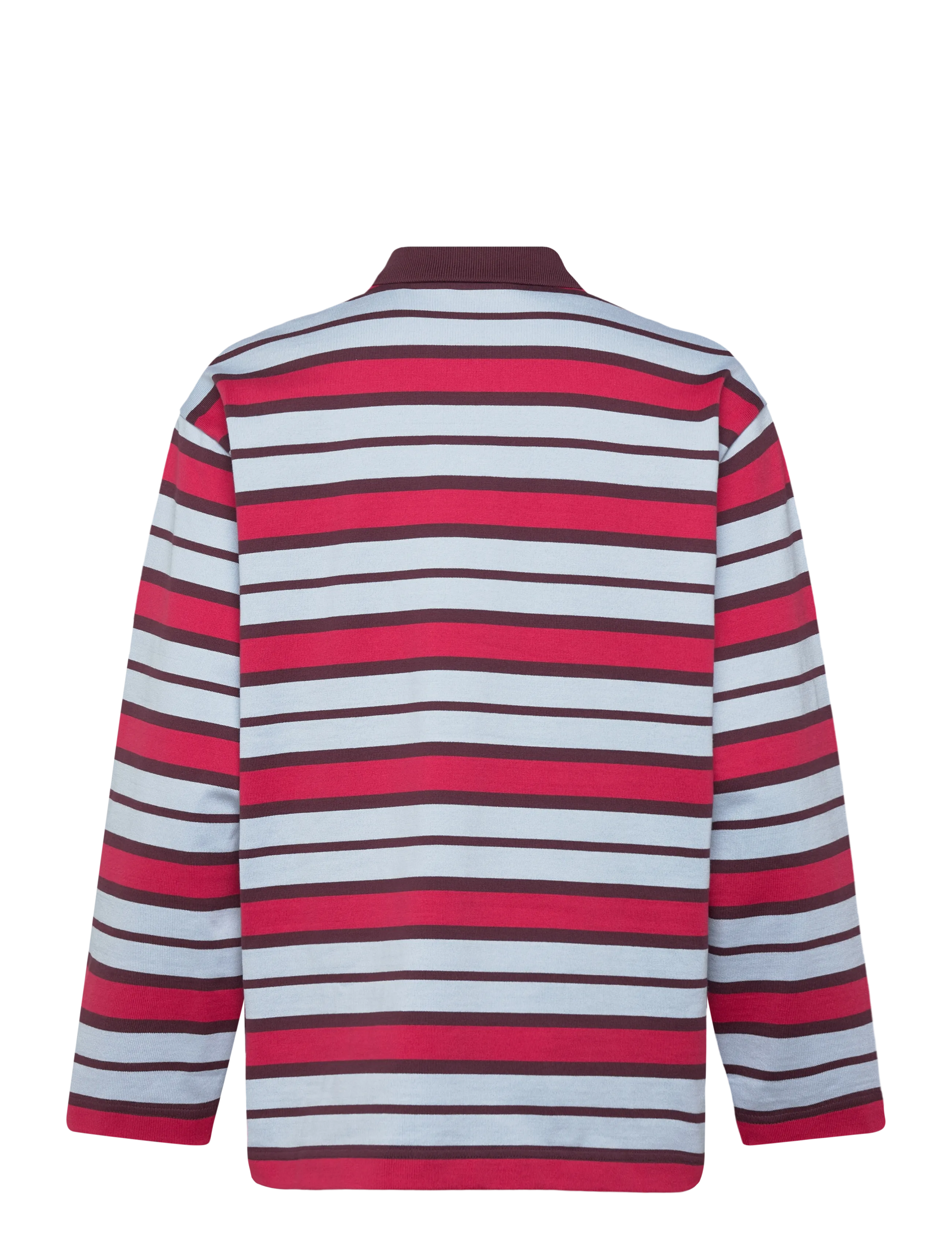 Copenhagen Studios - CPH POLOSHIRT 1 cotton red striped - poloshirts - red striped - 2