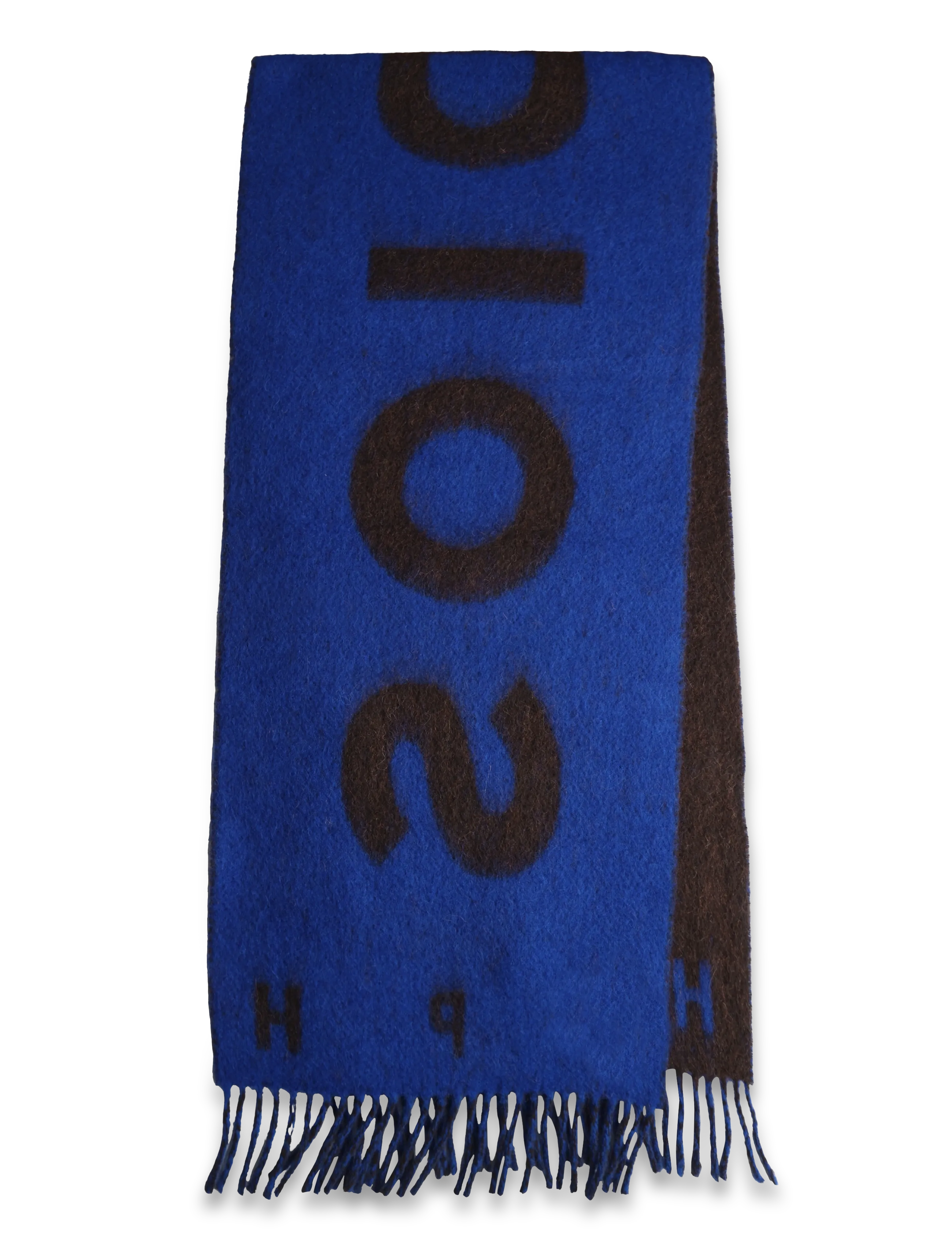 Copenhagen Studios CPH SHAWL 13 wool mix dark brown/blue - Julegaver til kvinder - DARK BROWN/BLUE / blue