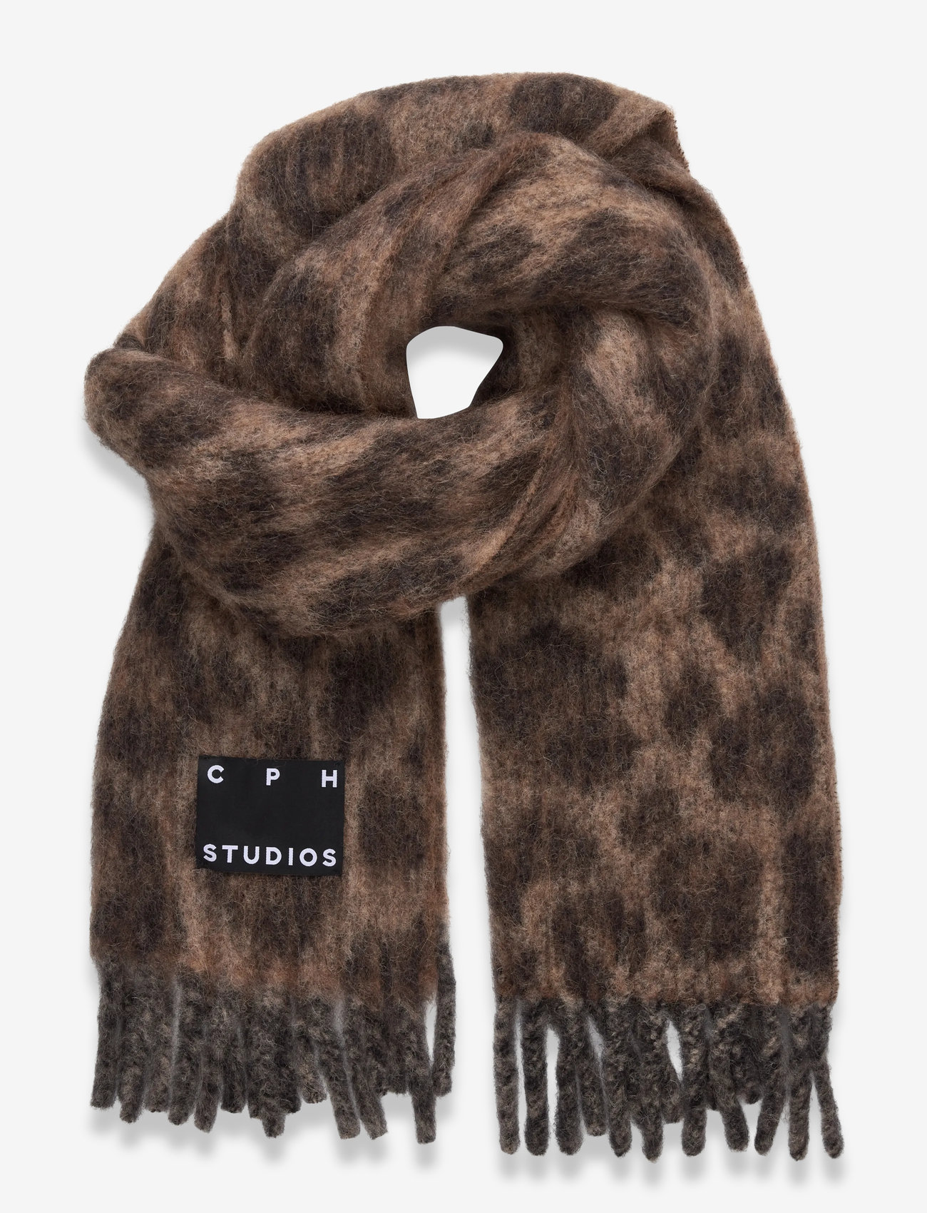 Copenhagen Studios - CPH SHAWL 15 wool mix leo - halstørklæder - leo - 0