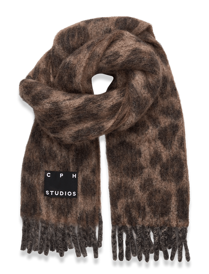Copenhagen Studios - CPH SHAWL 15 wool mix leo - halstørklæder - leo - 0