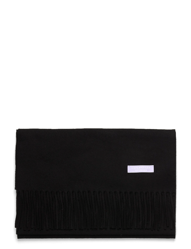 Copenhagen Studios - CPH SHAWL 18 wool mix black - kaschmir - black - 1