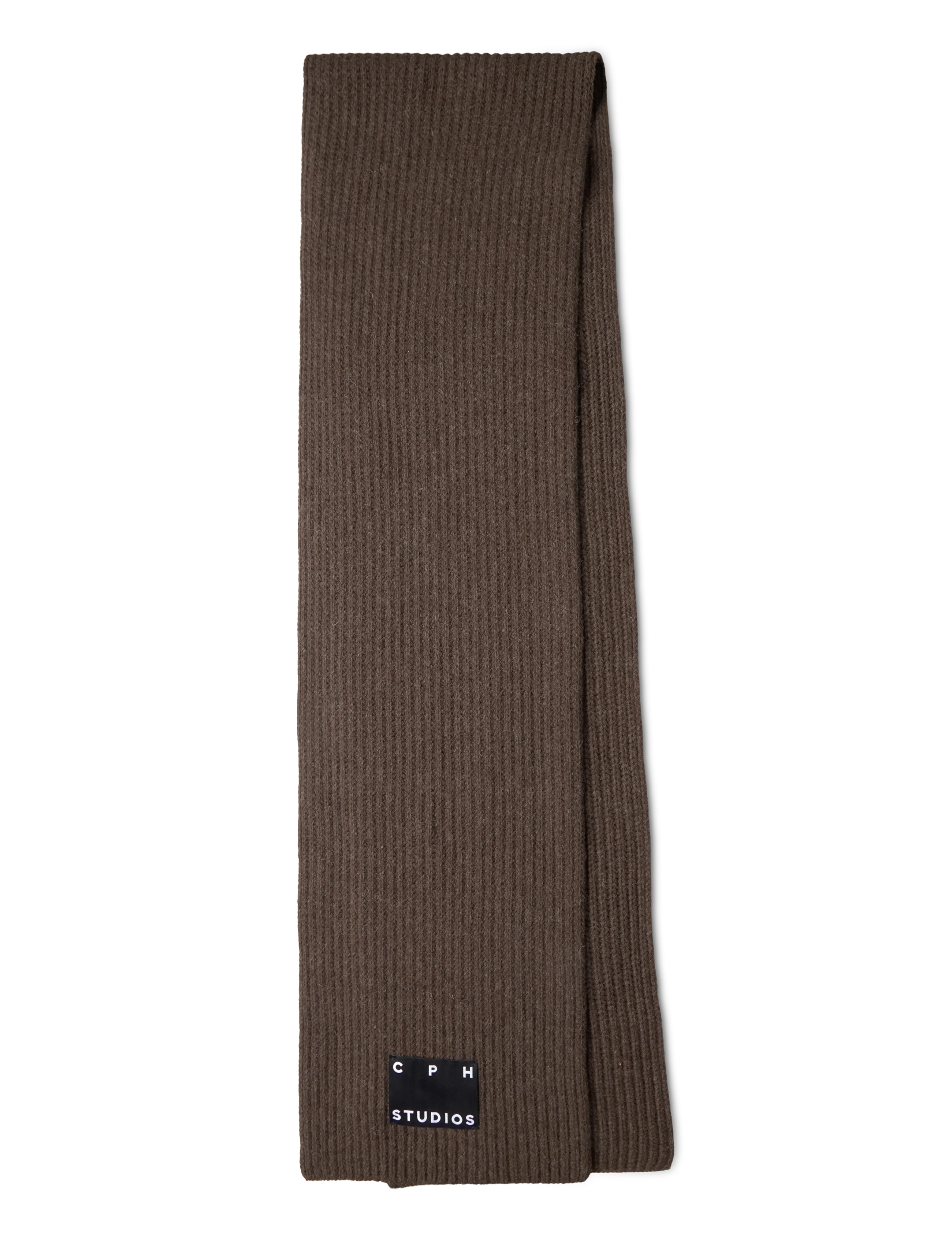 Copenhagen Studios CPH SHAWL 29 wool mix chocolate - Accessoires - CHOCOLATE / brown