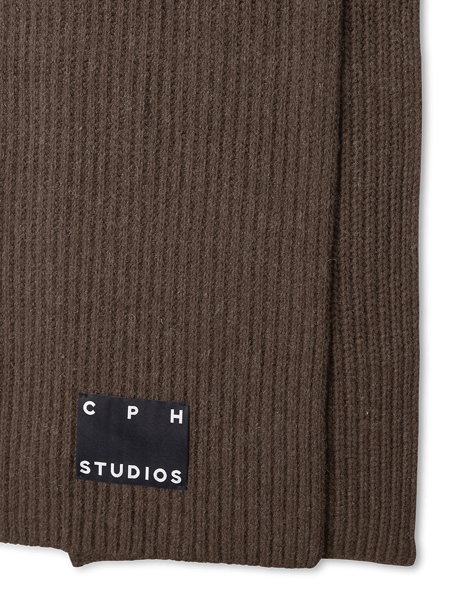 Copenhagen Studios - CPH SHAWL 29 wool mix chocolate - winterschals - chocolate - 2