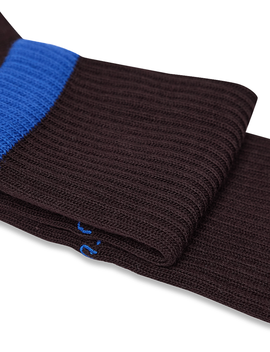 Copenhagen Studios - CPH SOCKS 13 cotton blend dark brown - normale socken - dark brown - 2