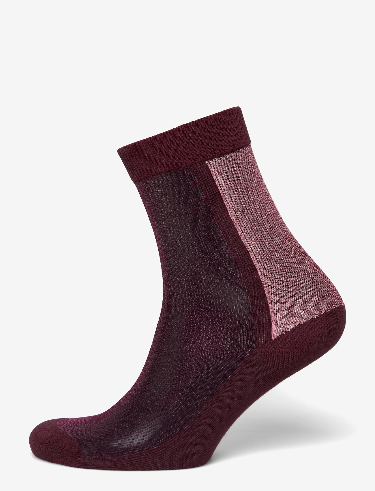 Copenhagen Studios - CPH SOCKS 5 cotton blend burgundy - almindelige strømper - burgundy - 0
