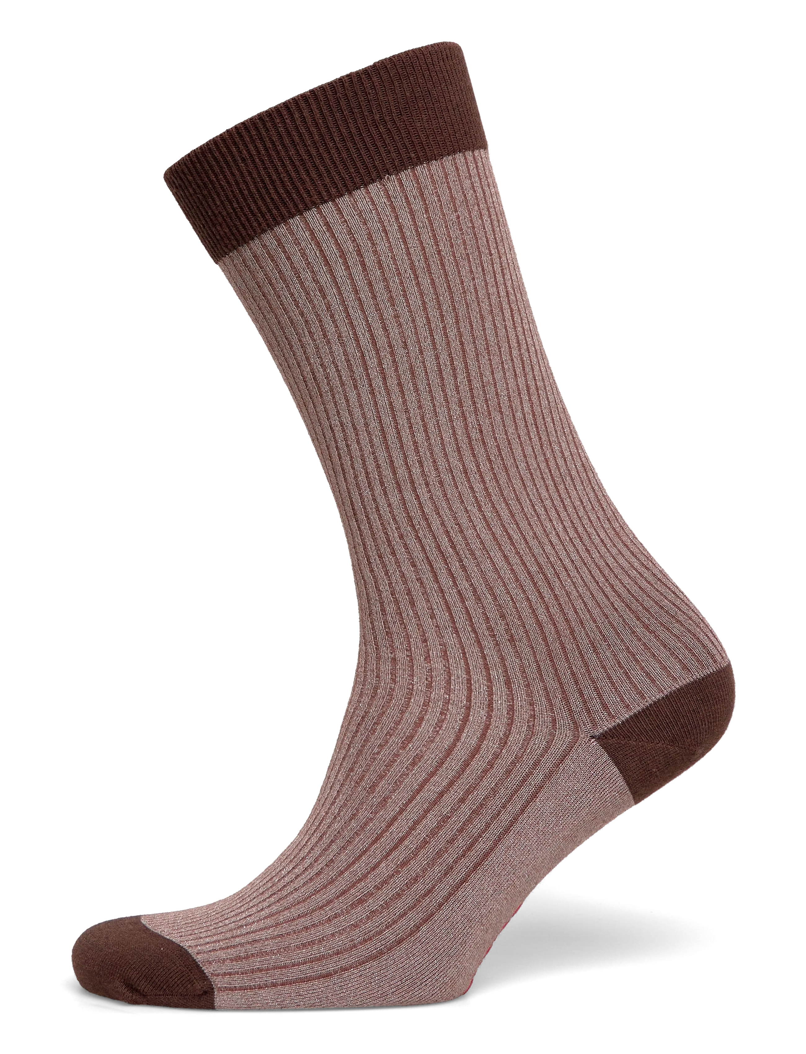 Copenhagen Studios CPH SOCKS 8 cotton blend brown - Copenhagen Studios - BROWN / brown