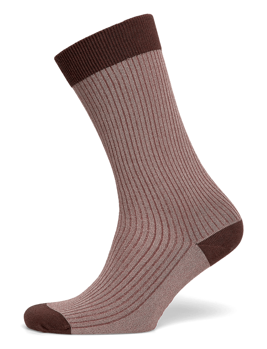 Copenhagen Studios - CPH SOCKS 8 cotton blend brown - normale socken - brown - 0