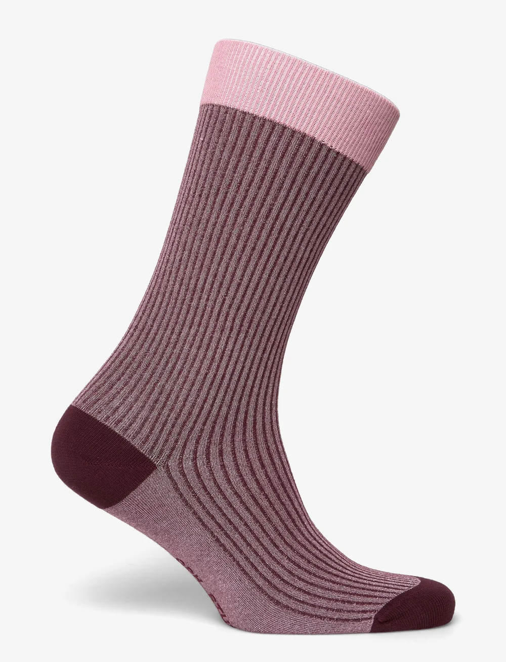 Copenhagen Studios - CPH SOCKS 8 cotton blend burgundy - vanliga strumpor - burgundy - 1