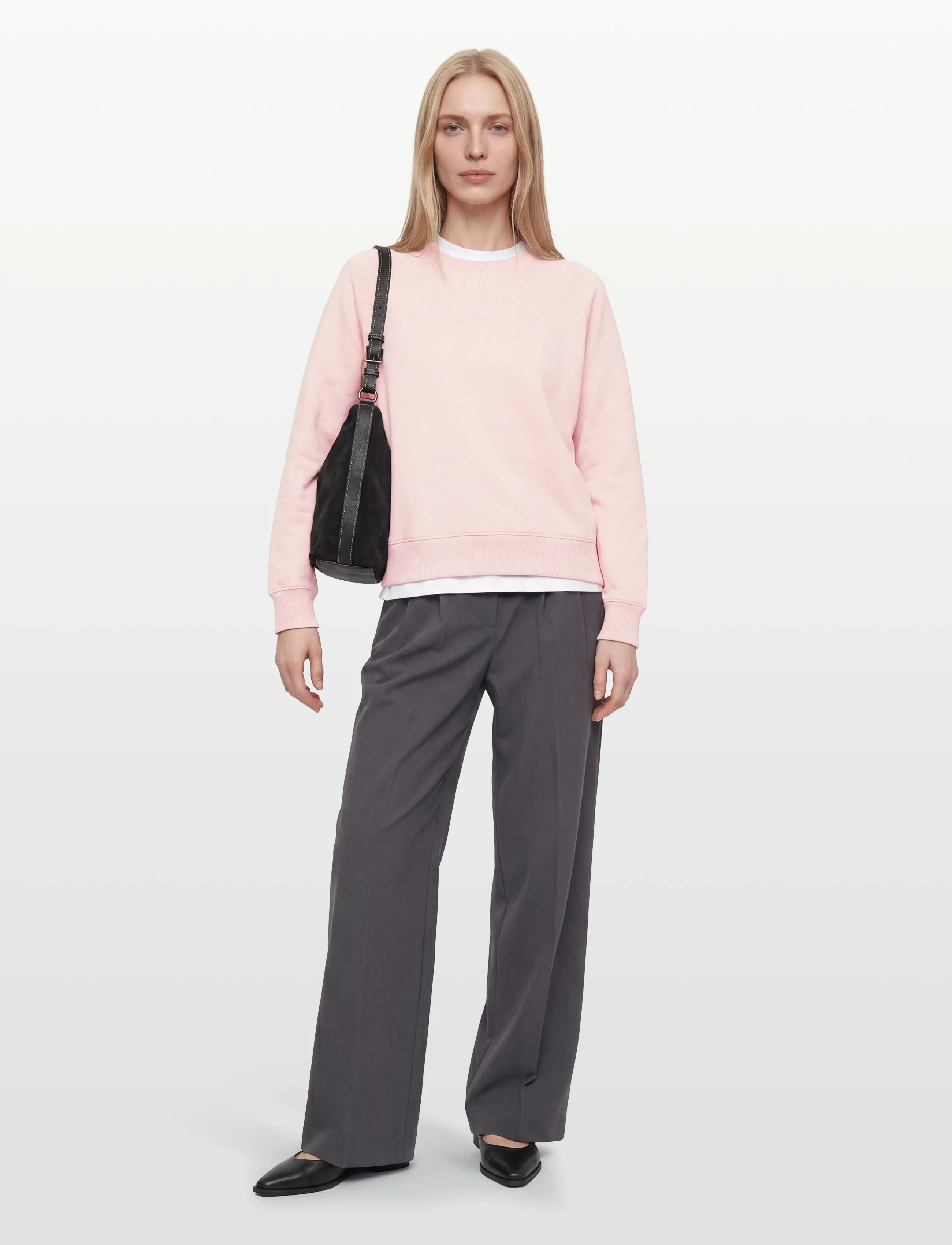 Copenhagen Studios - CPH SWEATER 2 cotton pink - sweatshirts - pink - 0