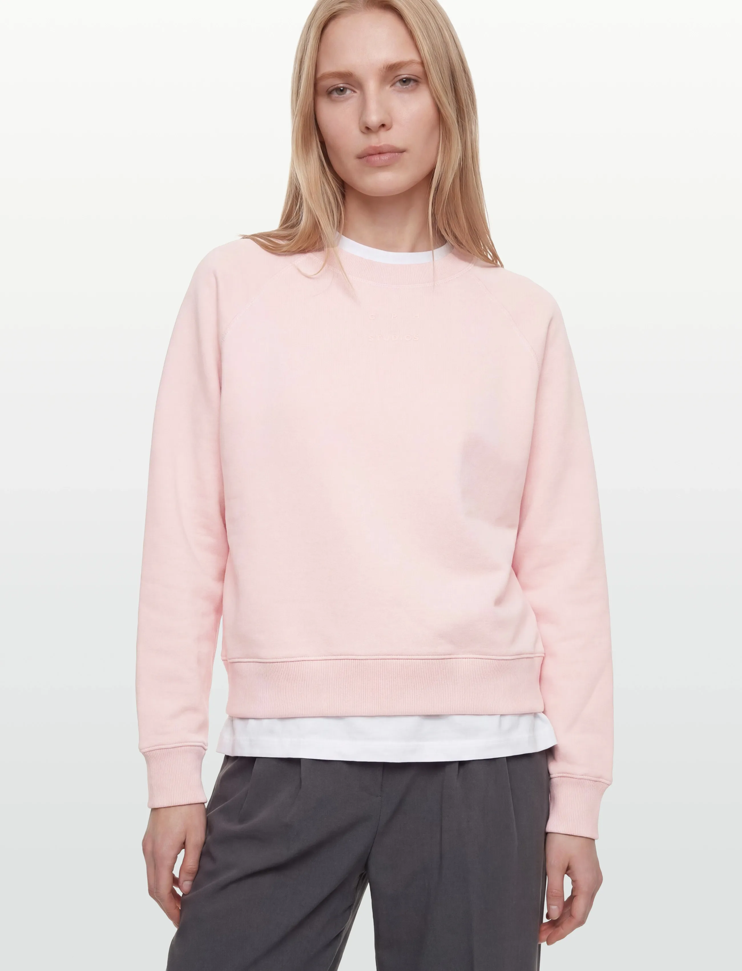 Copenhagen Studios - CPH SWEATER 2 cotton pink - sweatshirts - pink - 3
