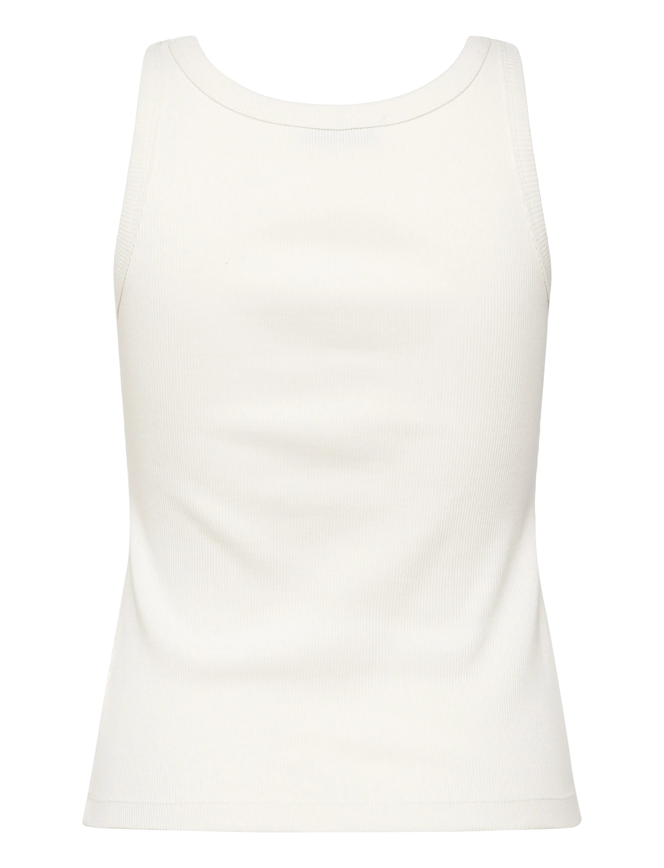 Copenhagen Studios - CPH TANK TOP 1 cotton red - sleeveless tops - white - 2