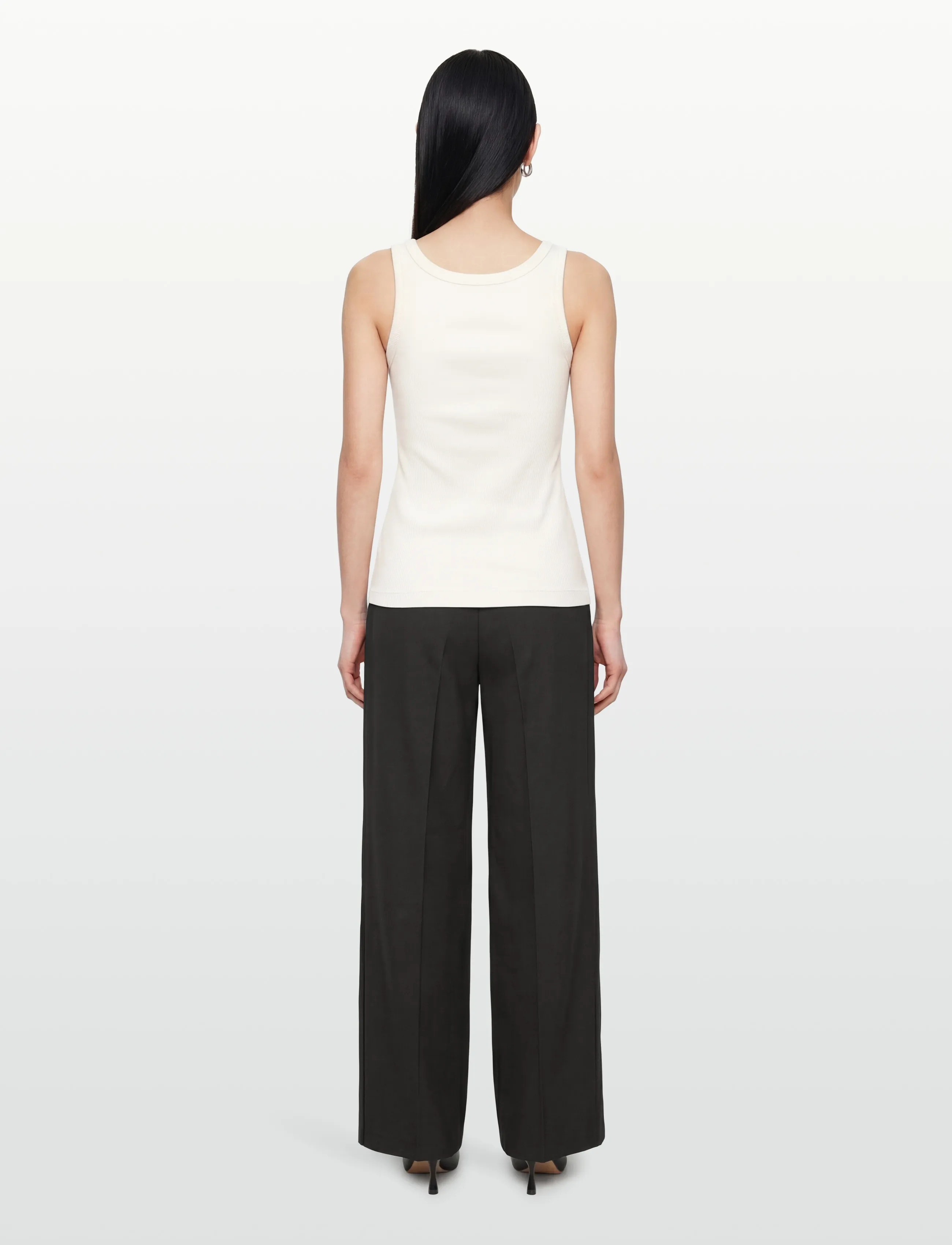 Copenhagen Studios - CPH TANK TOP 1 cotton red - sleeveless tops - white - 4