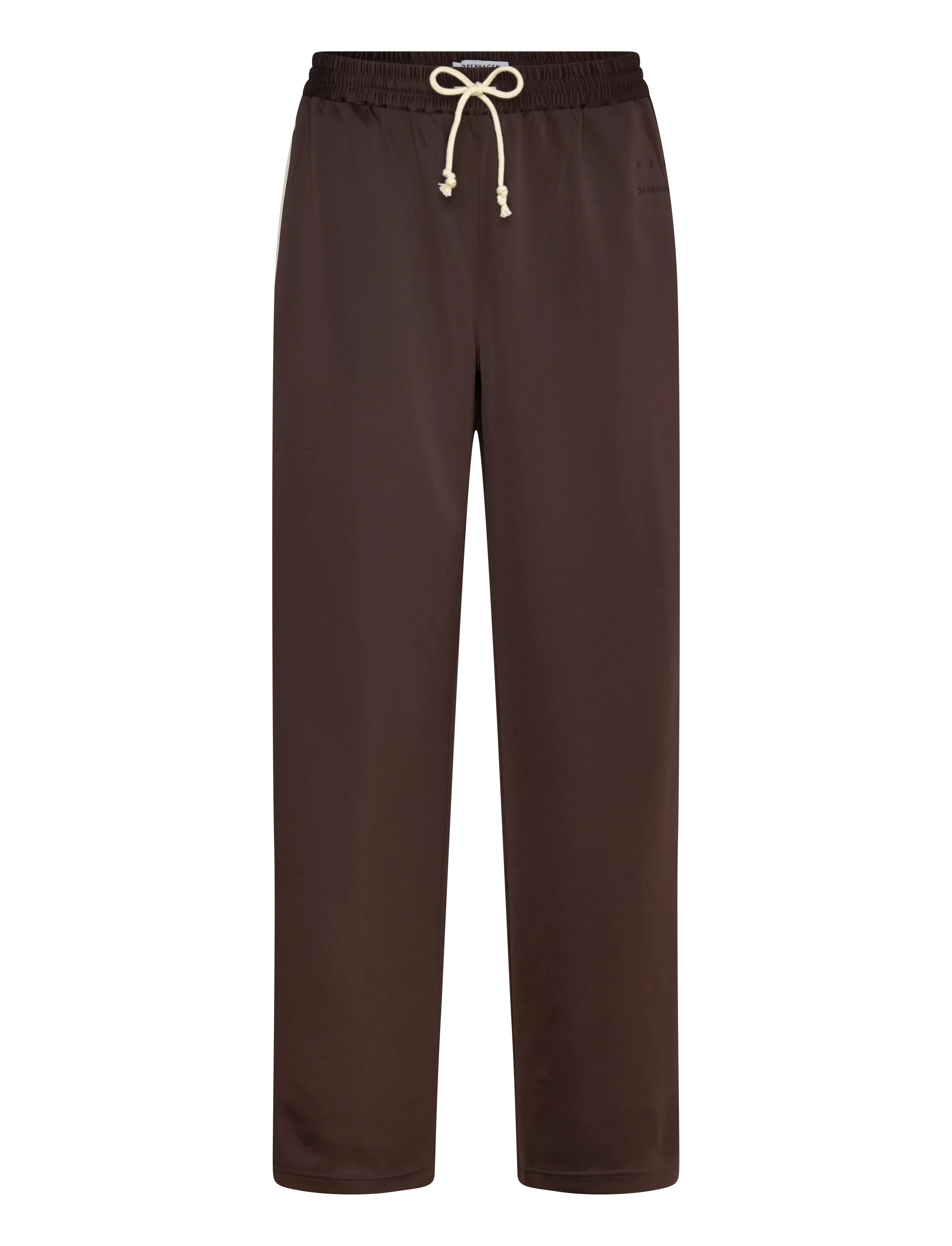 Copenhagen Studios - CPH TRACK PANTS 1 synthetic brown - igapäevane stiil - brown - 0
