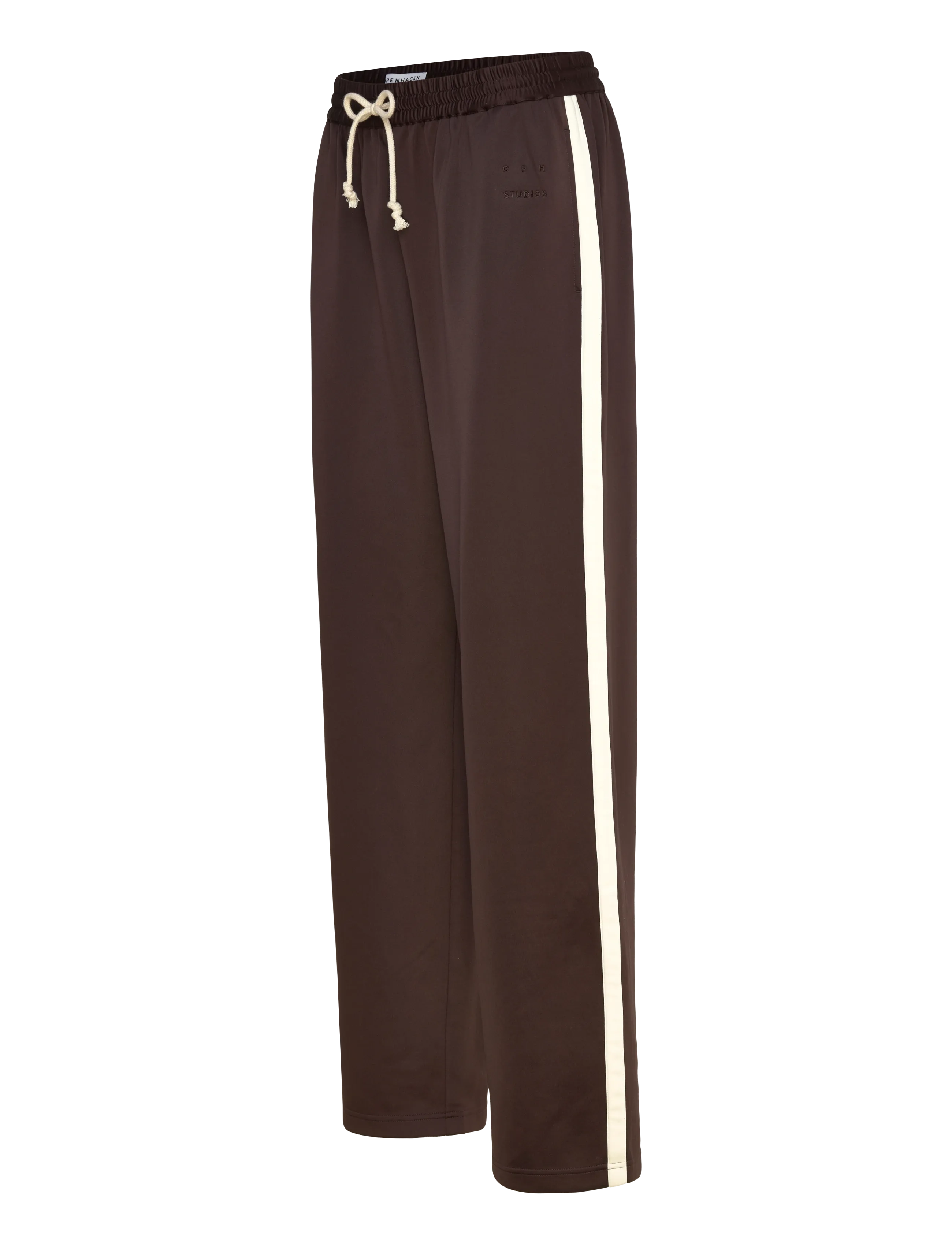 Copenhagen Studios - CPH TRACK PANTS 1 synthetic brown - igapäevane stiil - brown - 3