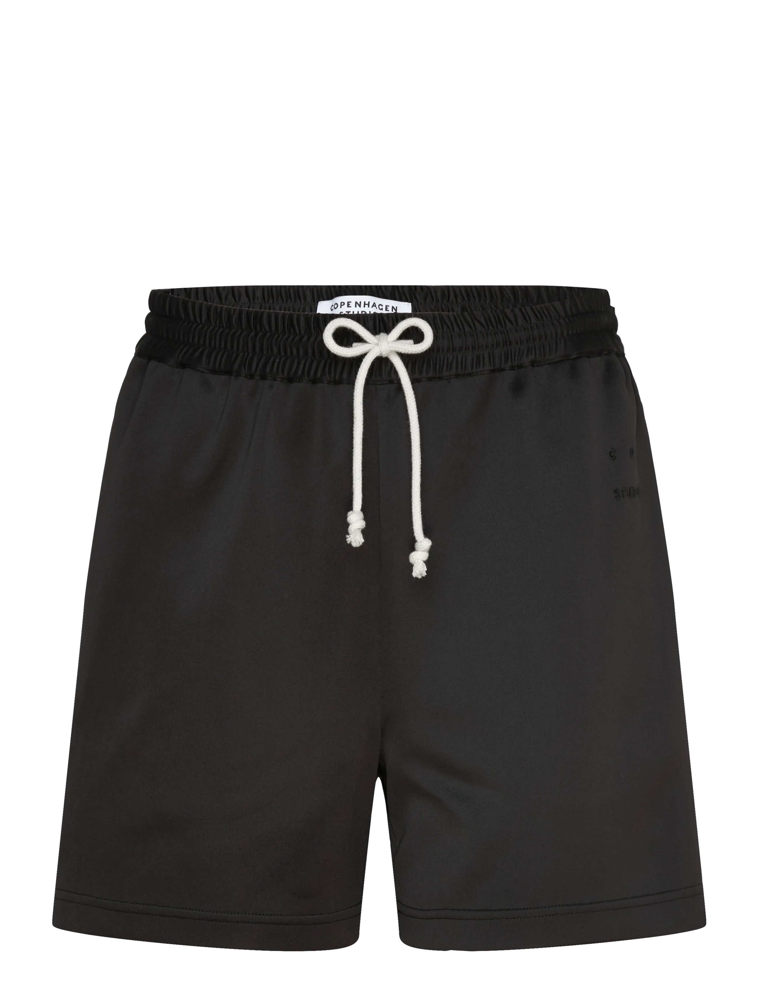 Copenhagen Studios CPH TRACK SHORTS 1 synthetic black - Sporta šorti - BLACK / black