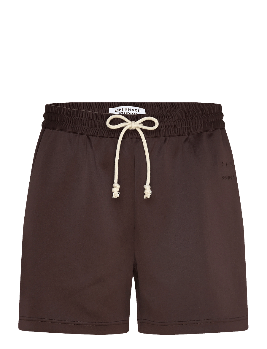 Copenhagen Studios - CPH TRACK SHORTS 1 synthetic black - sweat shorts - brown - 1