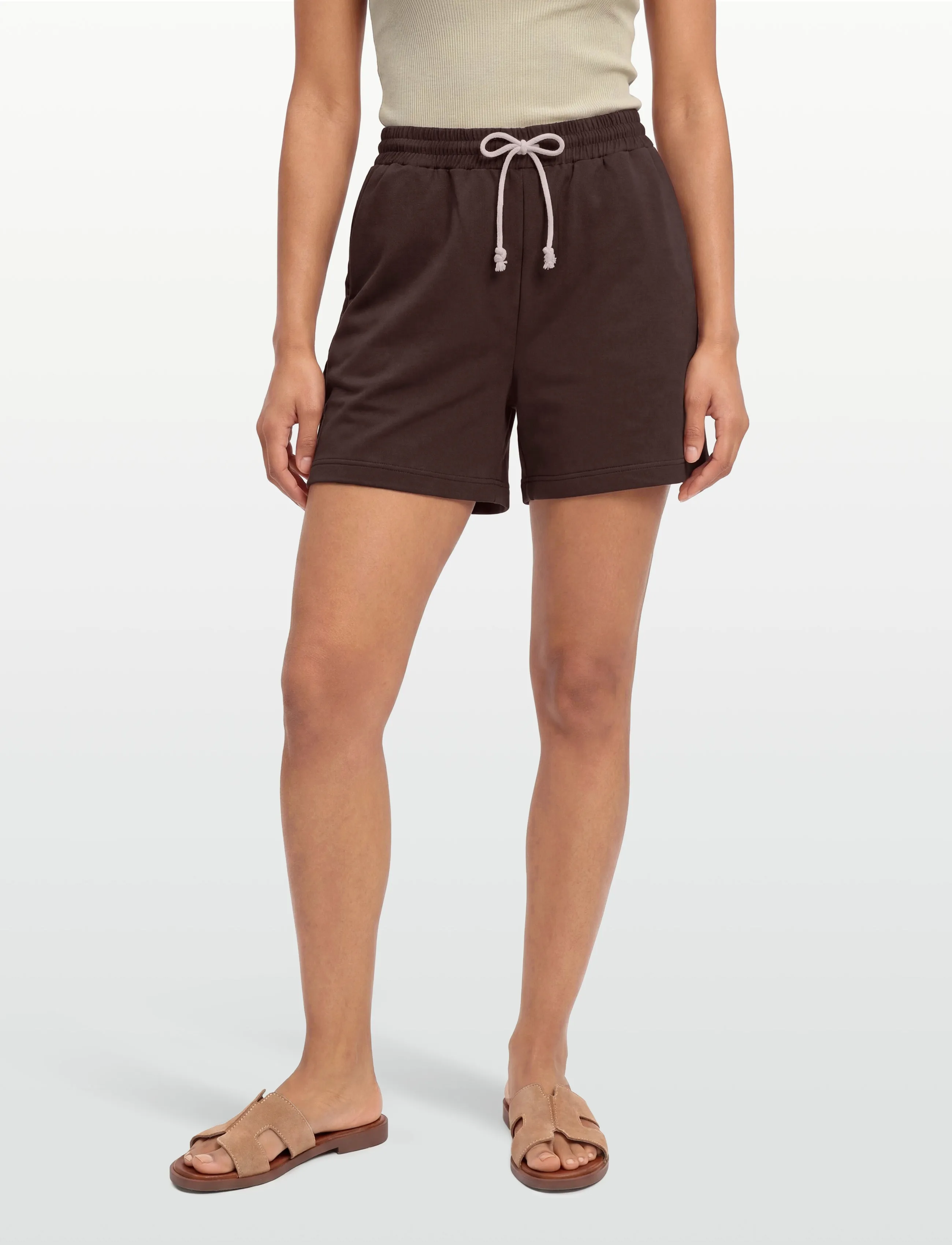 Copenhagen Studios - CPH TRACK SHORTS 1 synthetic black - sweat shorts - brown - 5