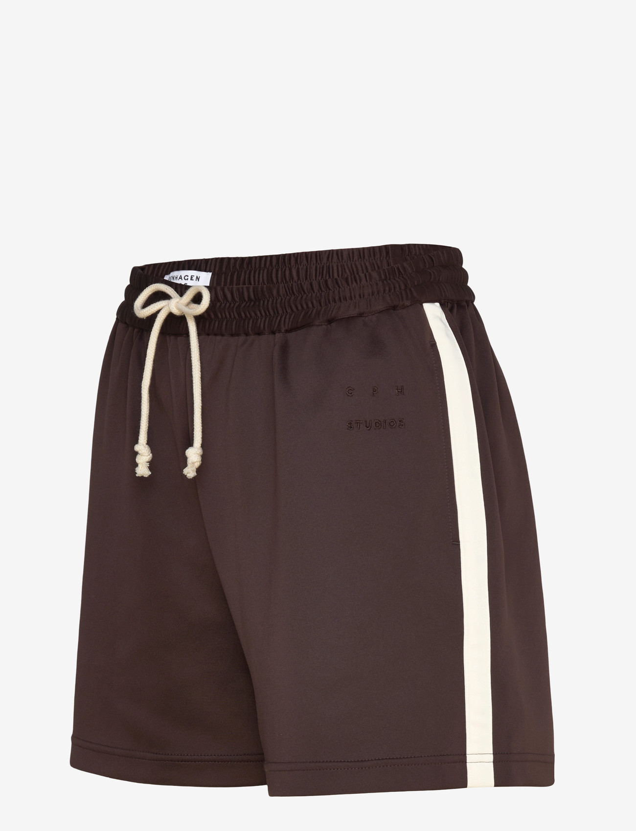 Copenhagen Studios - CPH TRACK SHORTS 1 synthetic black - sweatshorts - brown - 3