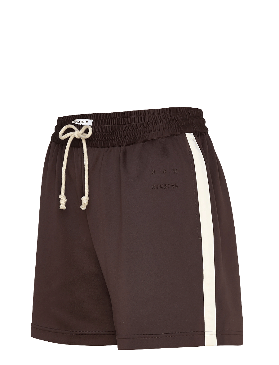 Copenhagen Studios - CPH TRACK SHORTS 1 synthetic black - sweat shorts - brown - 4
