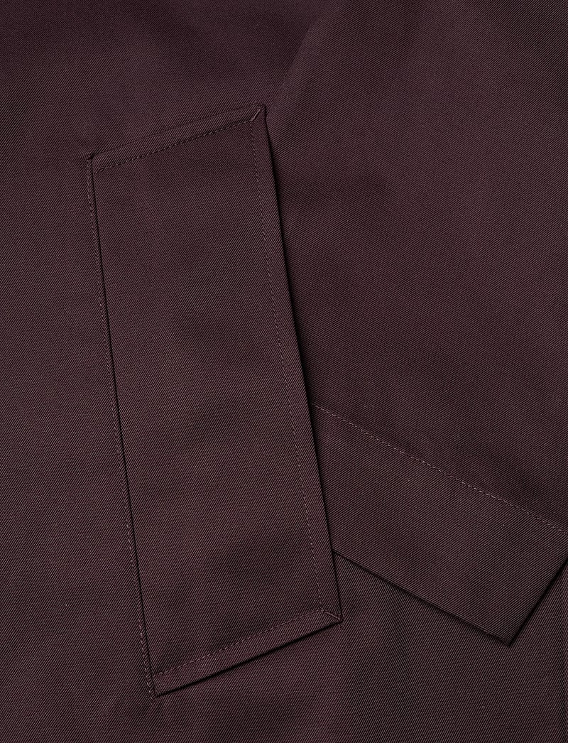 Copenhagen Studios - CPH TRENCHCOAT 2 cotton burgundy - trenchcoats - burgundy - 3