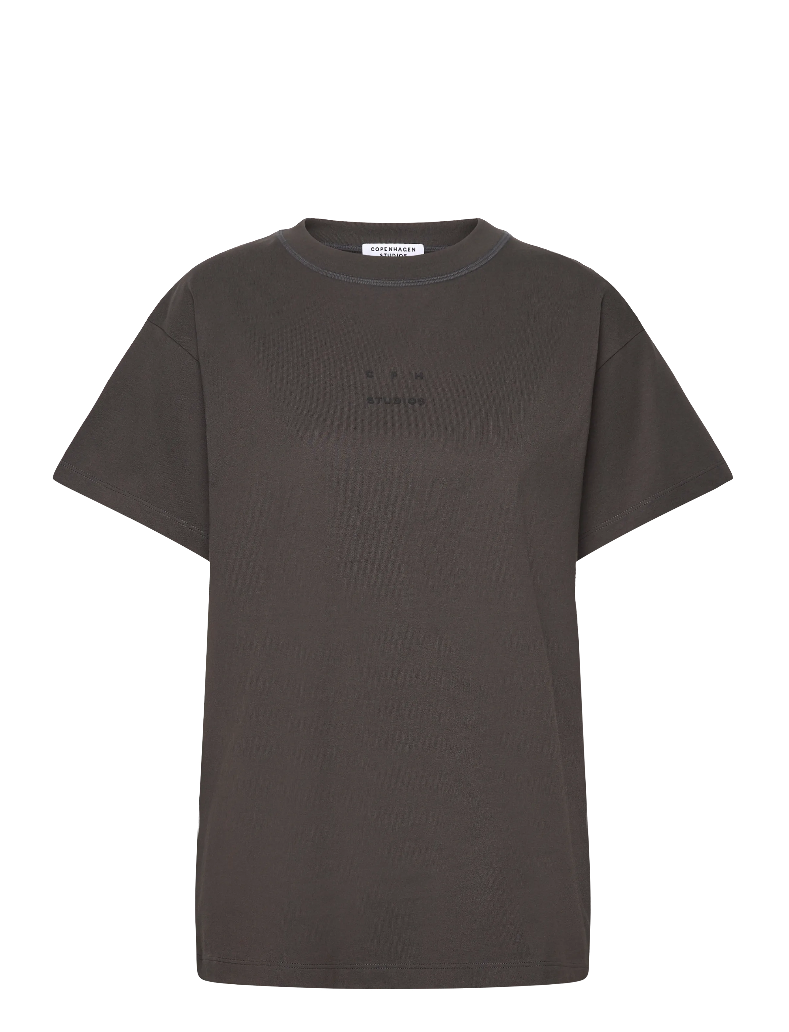 Copenhagen Studios Cph T-Shirt 2 Cotton Black, L, T-shirts & Oberteile, Schwarz - Short-sleeved, Frauen