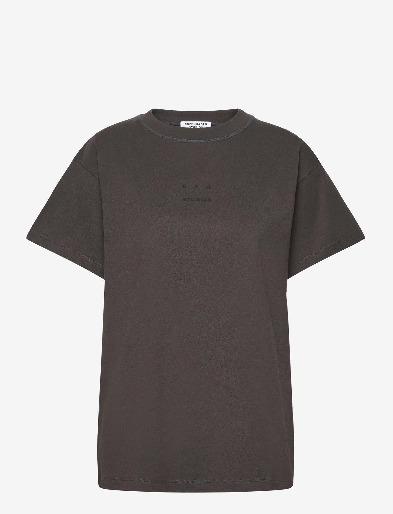 Copenhagen Studios - CPH T-SHIRT 2 cotton black - t-shirts - black - 0