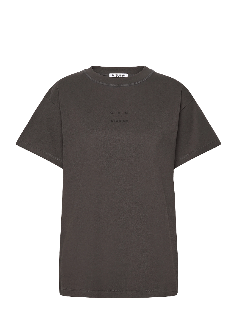 Copenhagen Studios - CPH T-SHIRT 2 cotton black - t-shirts - black - 0