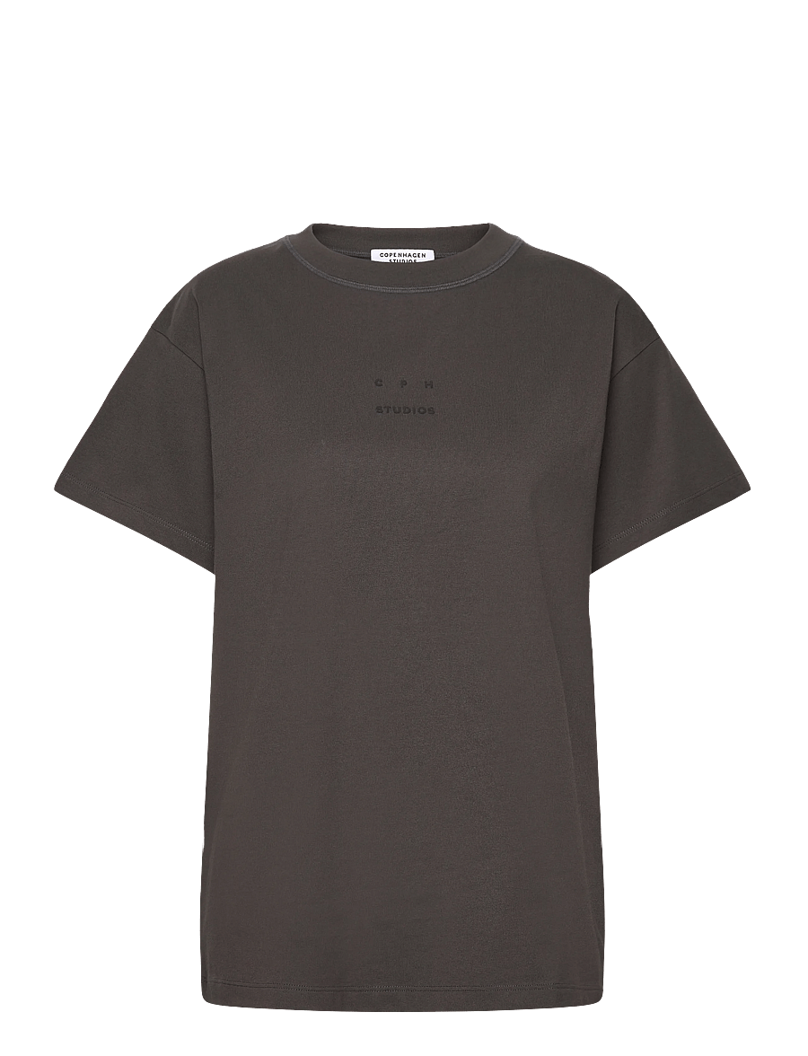 Copenhagen Studios - CPH T-SHIRT 2 cotton black - t-shirts - black - 0