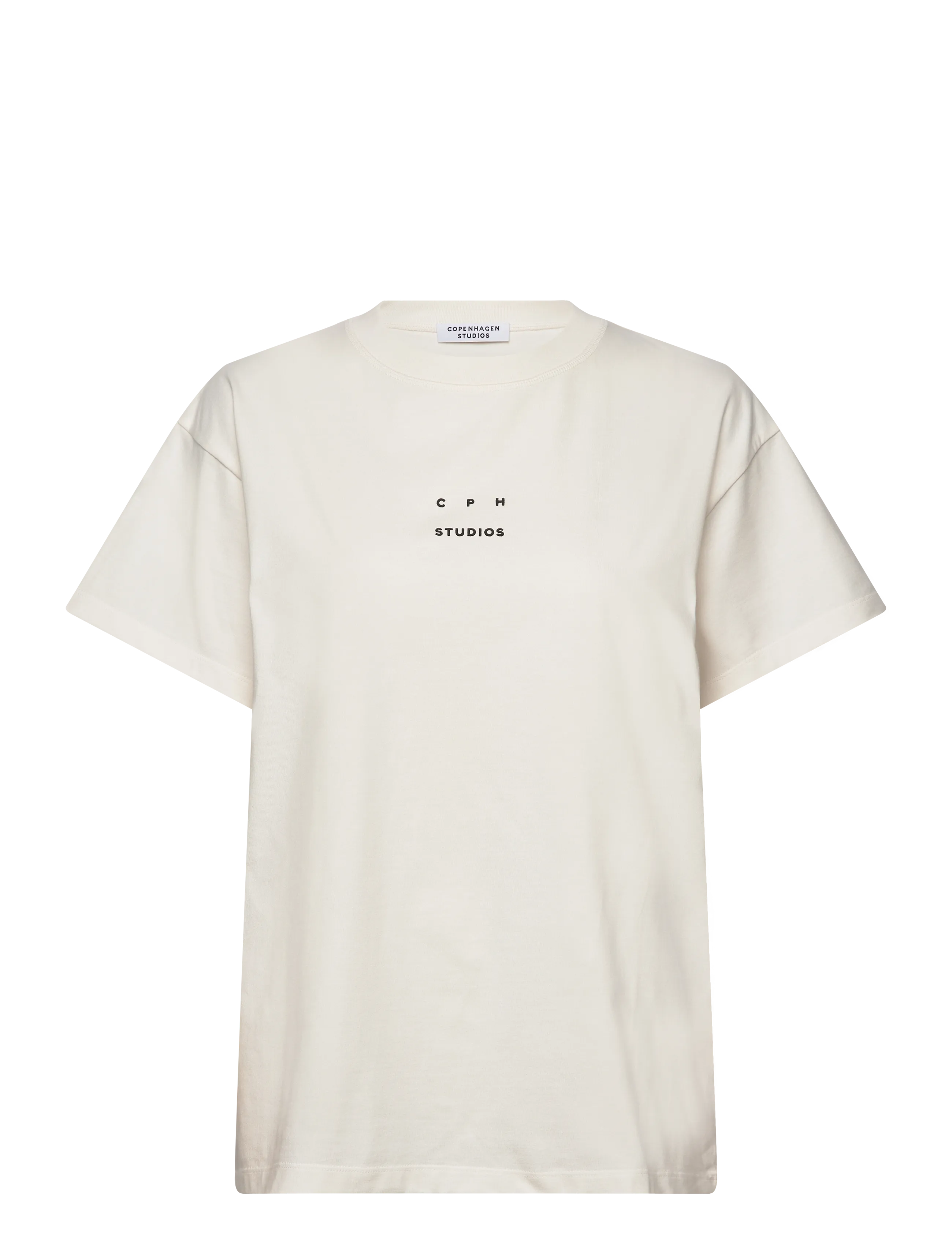 Copenhagen Studios Cph T-Shirt 2 Cotton Black, XL, T-shirts & Oberteile, Weiß - Short-sleeved, Frauen
