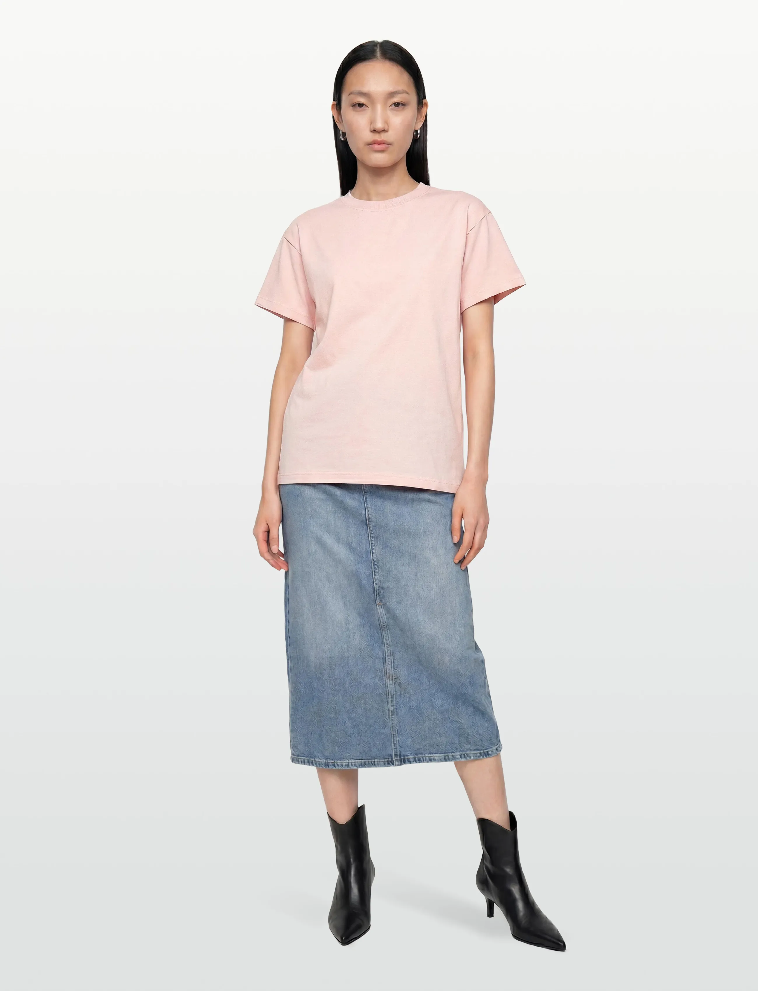 Copenhagen Studios CPH T-SHIRT 4 cotton pink - T-shirts - PINK / pink/rose