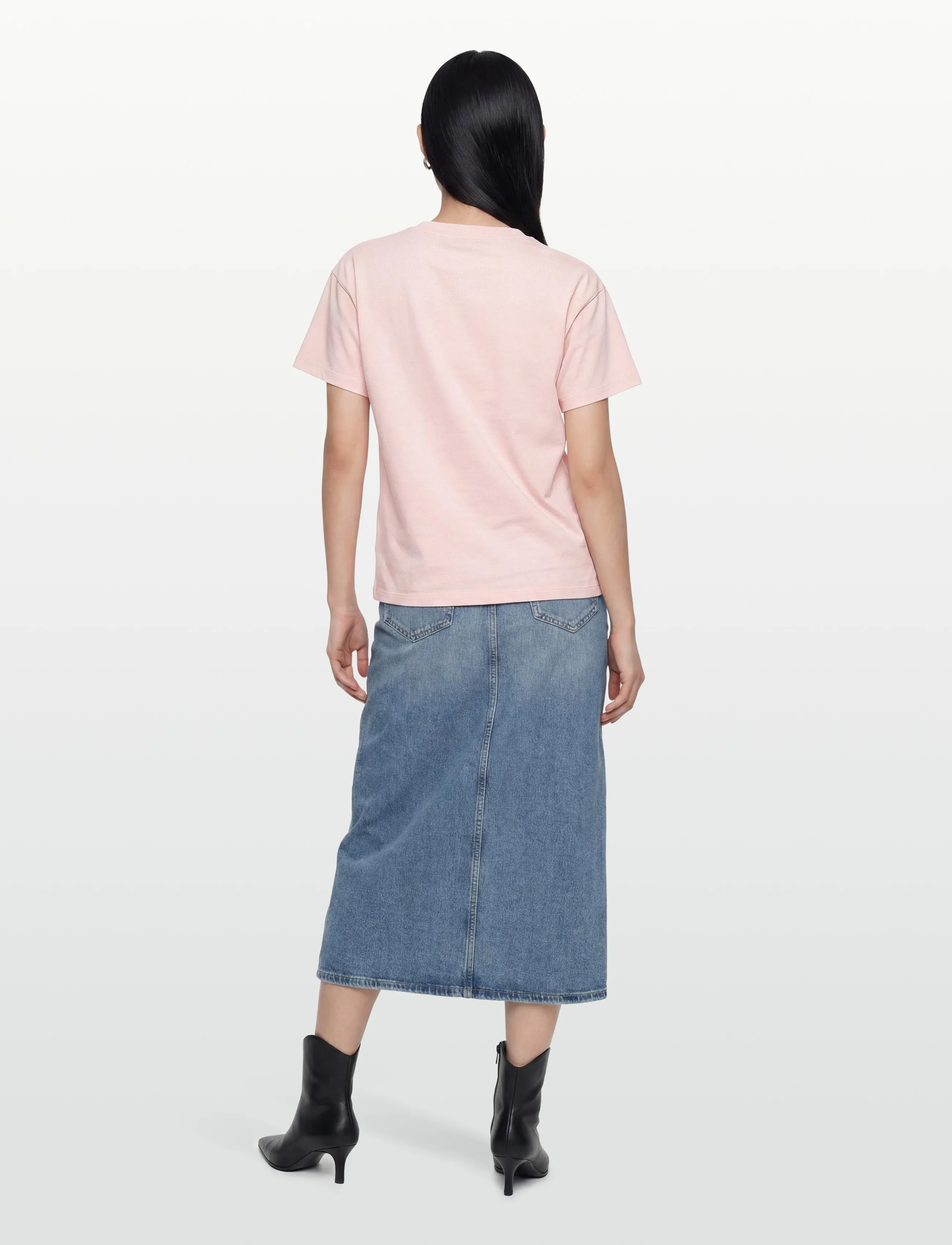 Copenhagen Studios - CPH T-SHIRT 4 cotton pink - t-shirts - pink - 4