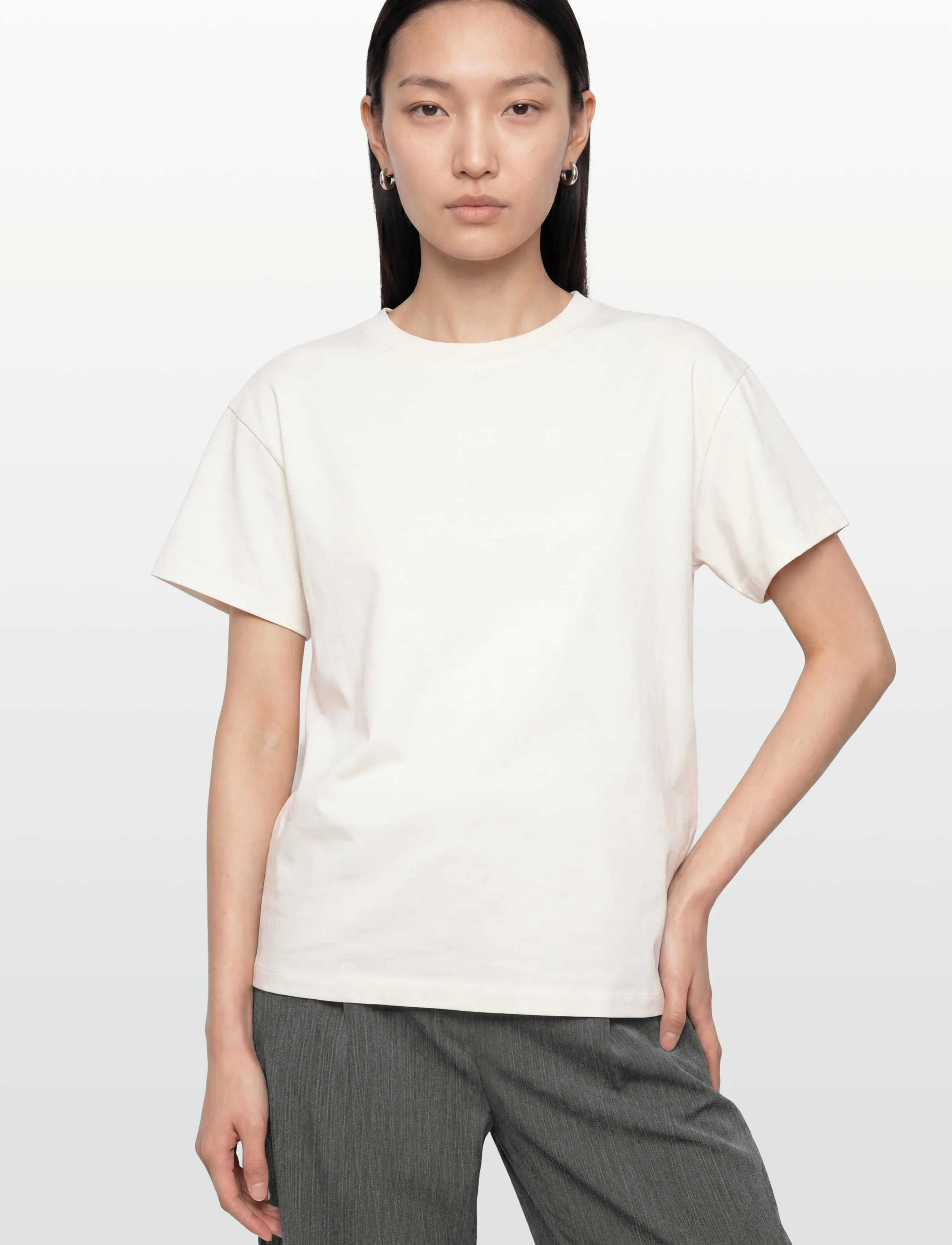 Copenhagen Studios - CPH T-SHIRT 4 cotton pink - t-shirts - white - 3