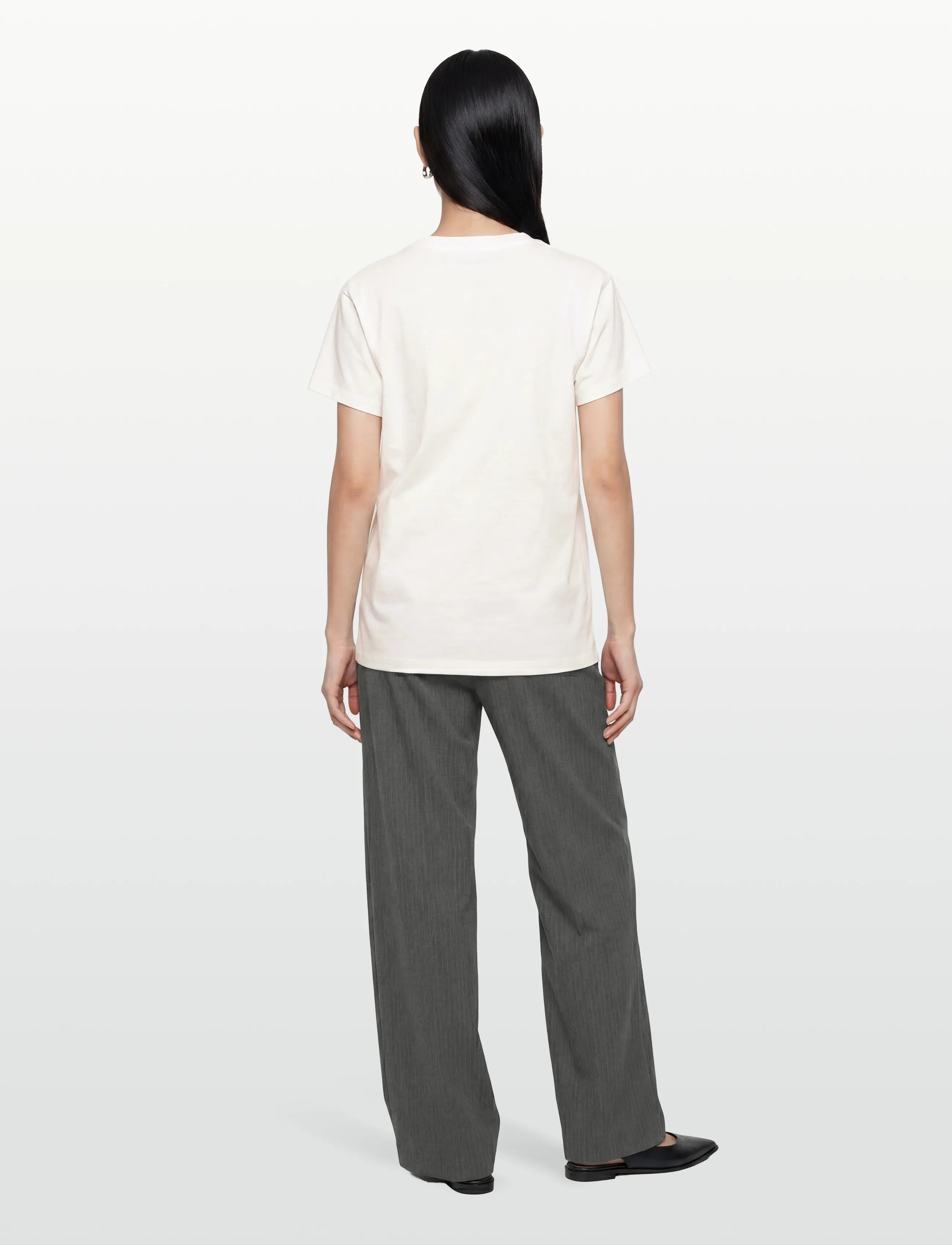 Copenhagen Studios - CPH T-SHIRT 4 cotton pink - t-shirts - white - 4