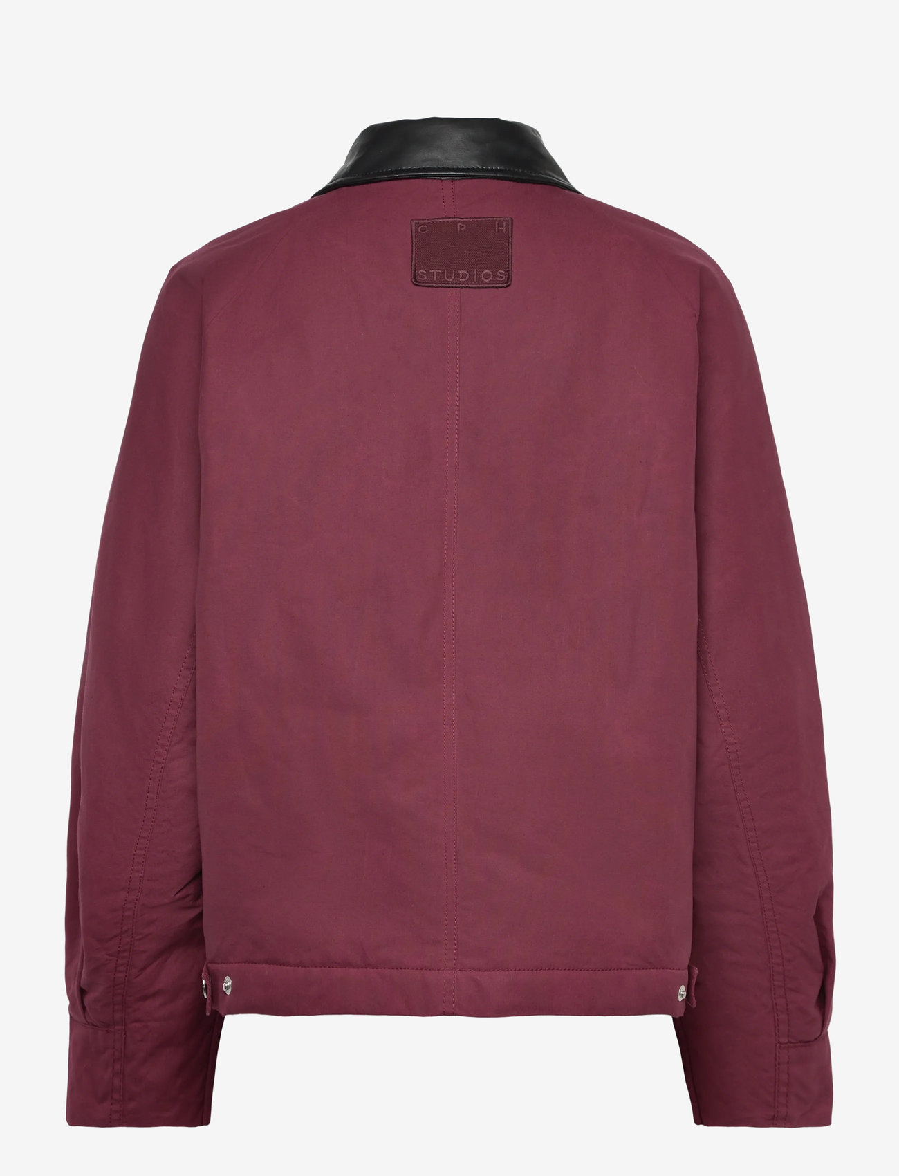Copenhagen Studios - CPH WORKWEAR JACKET 1 cotton burgundy - utility jackets - burgundy - 1