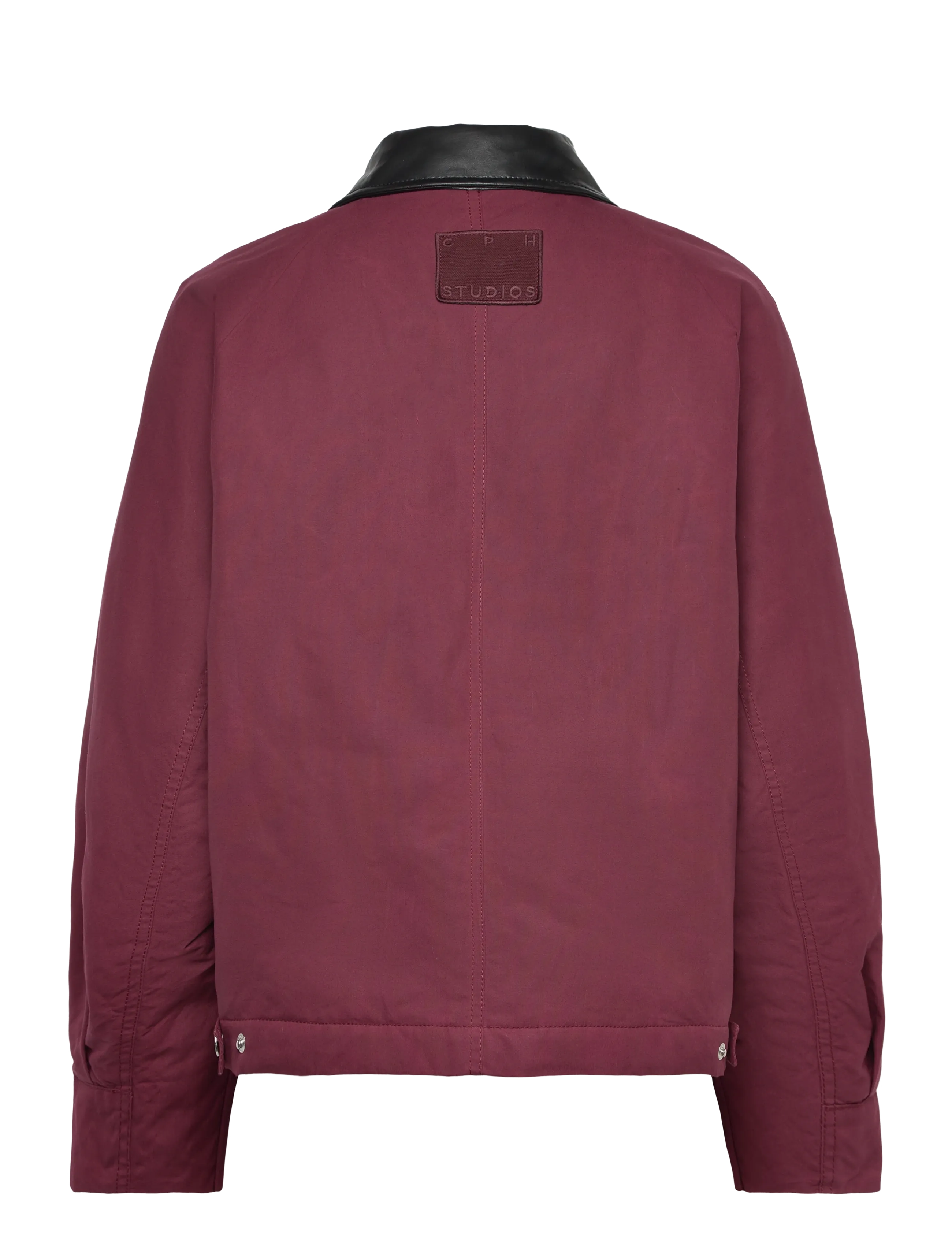 Copenhagen Studios - CPH WORKWEAR JACKET 1 cotton burgundy - utility jakid - burgundy - 1