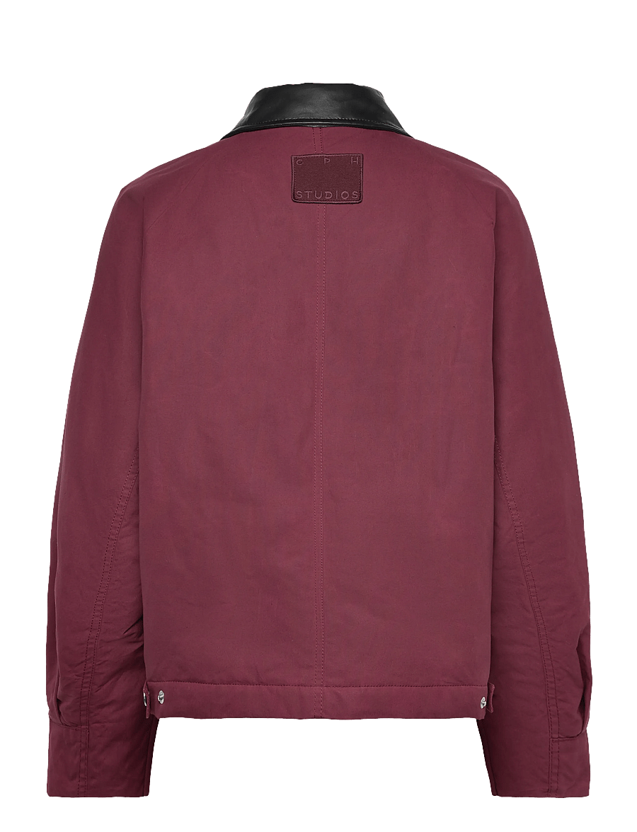 Copenhagen Studios - CPH WORKWEAR JACKET 1 cotton burgundy - utility-jakid - burgundy - 1