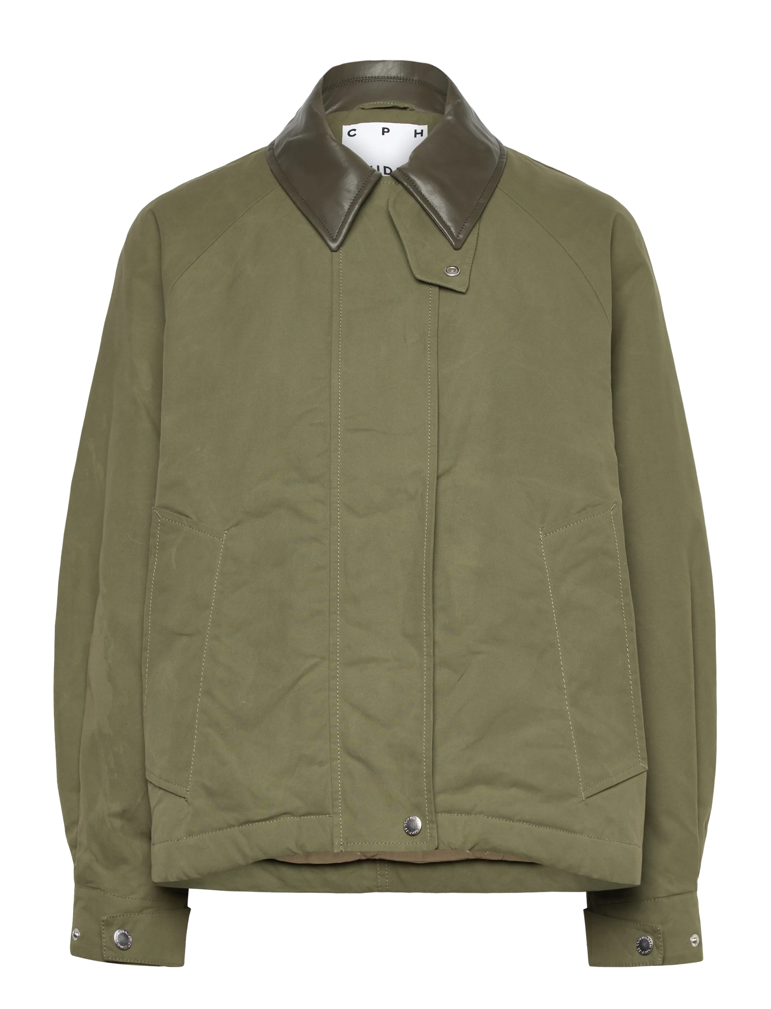 Copenhagen Studios Cph Workwear Jacket 1 Cotton Burgundy, M, Green, Jakker > Utility-Jakker, Dame