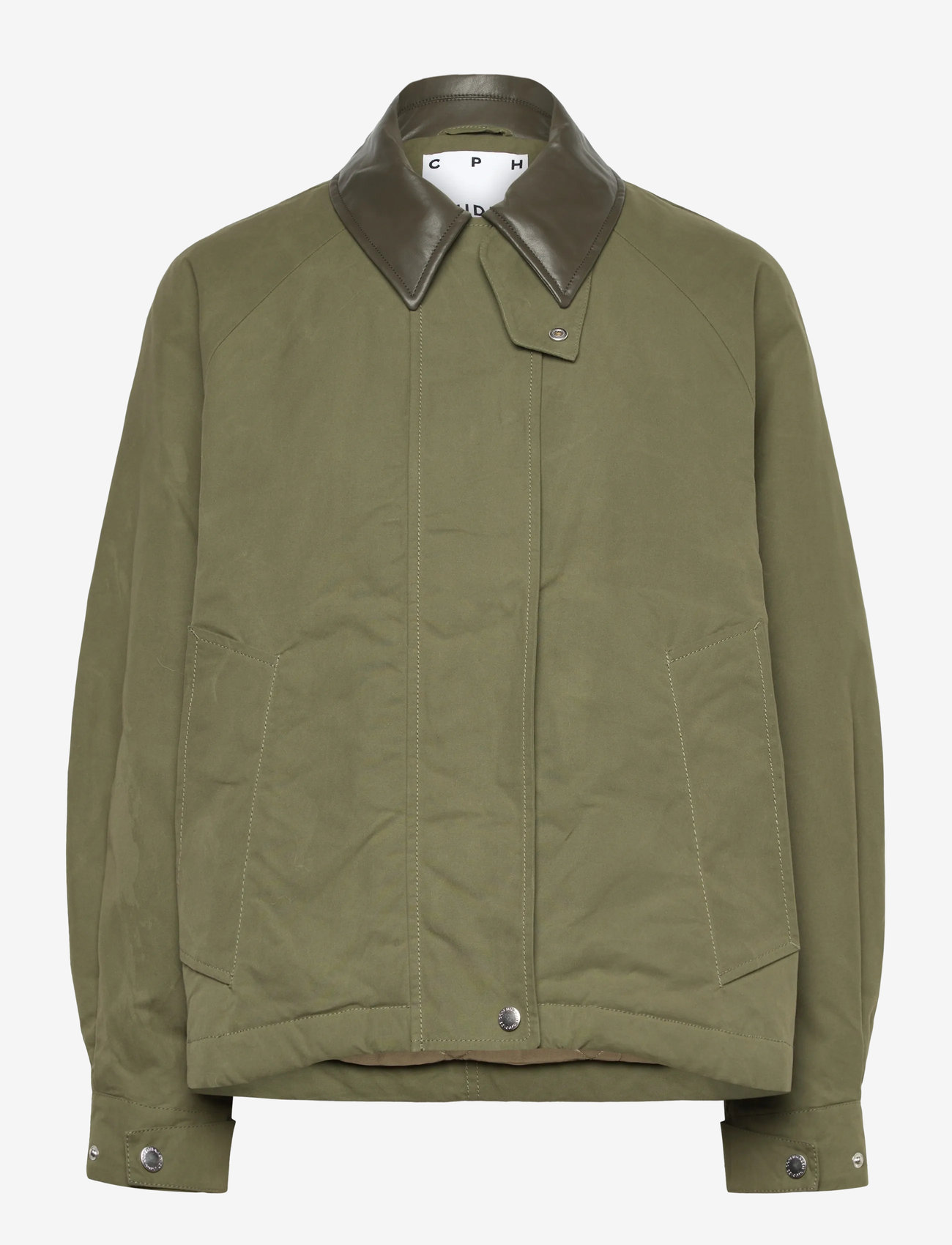 Copenhagen Studios - CPH WORKWEAR JACKET 1 cotton burgundy - utility-jacken - olive - 0