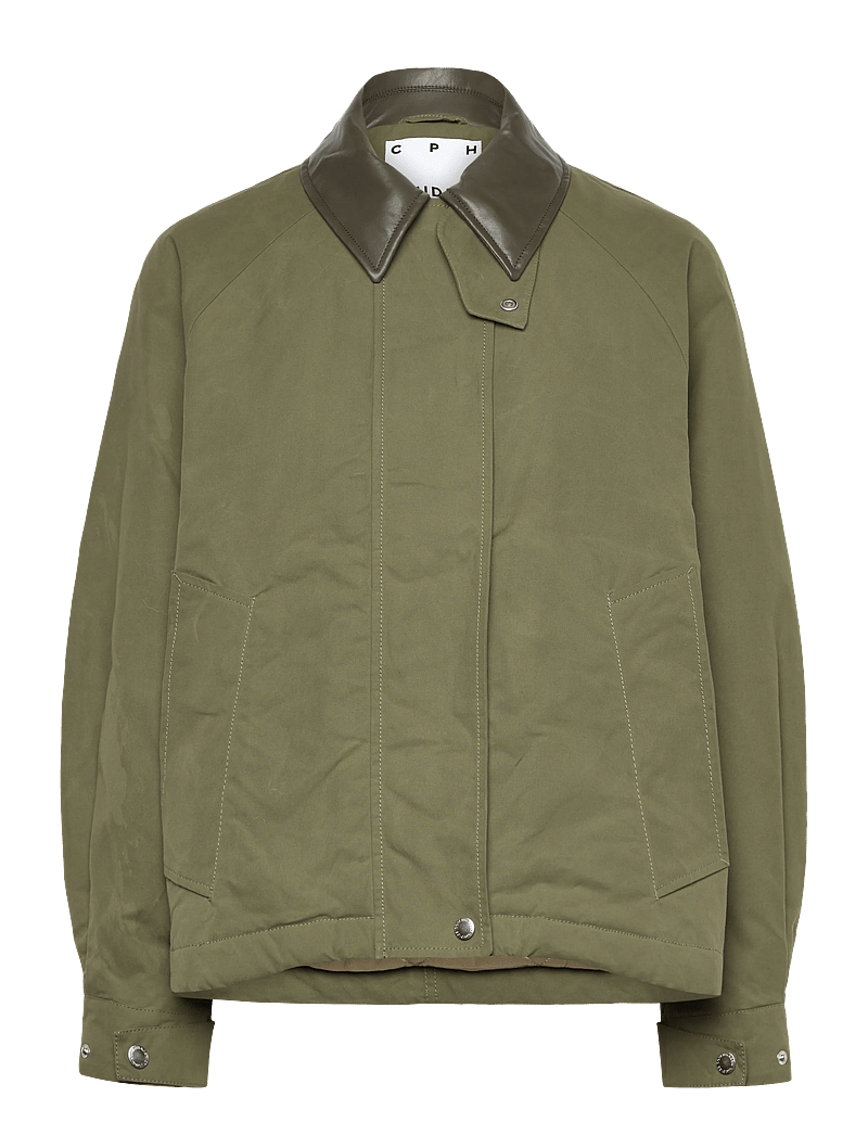 Copenhagen Studios - CPH WORKWEAR JACKET 1 cotton burgundy - utility-jacken - olive - 0