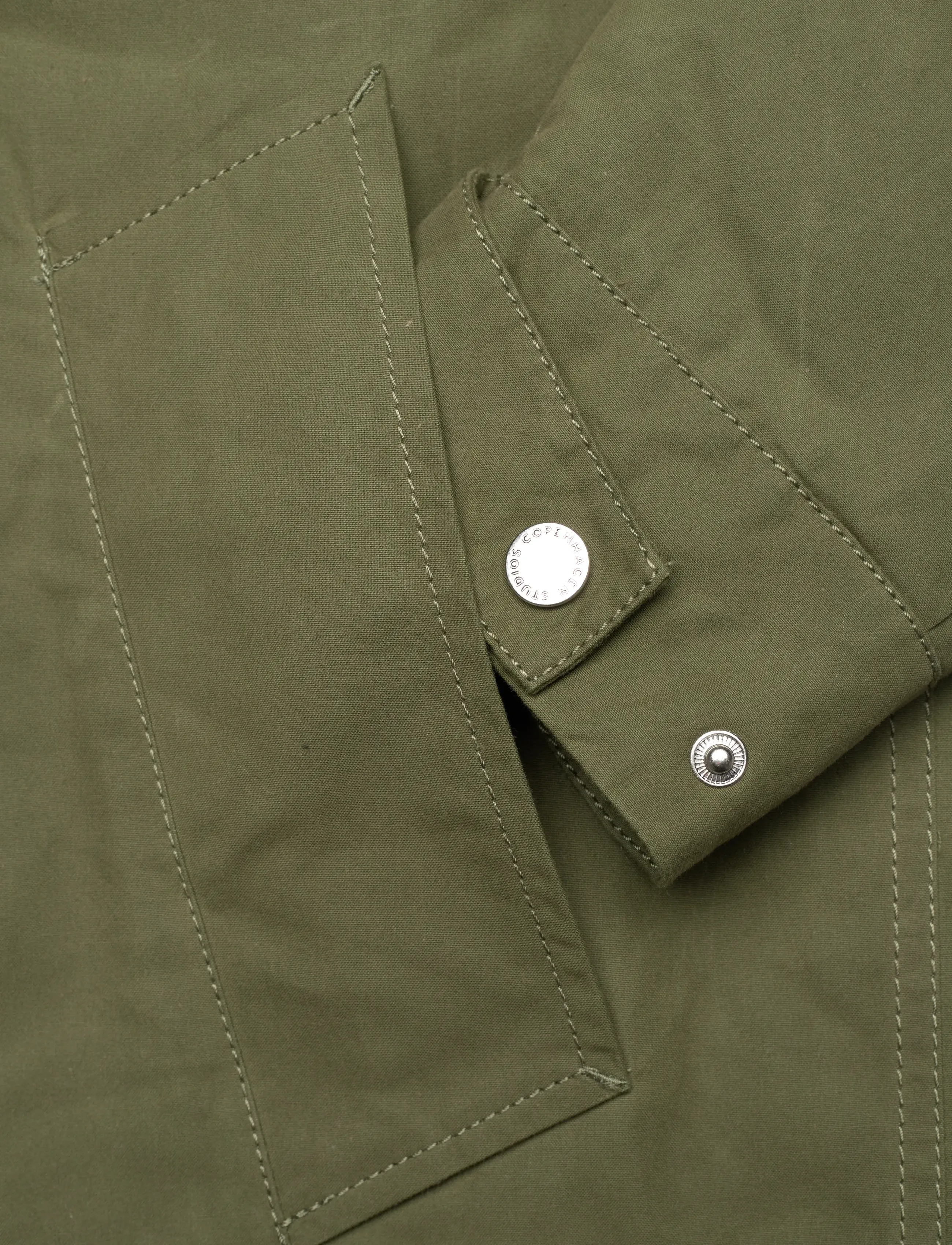 Copenhagen Studios - CPH WORKWEAR JACKET 1 cotton burgundy - universalios striukės - olive - 4