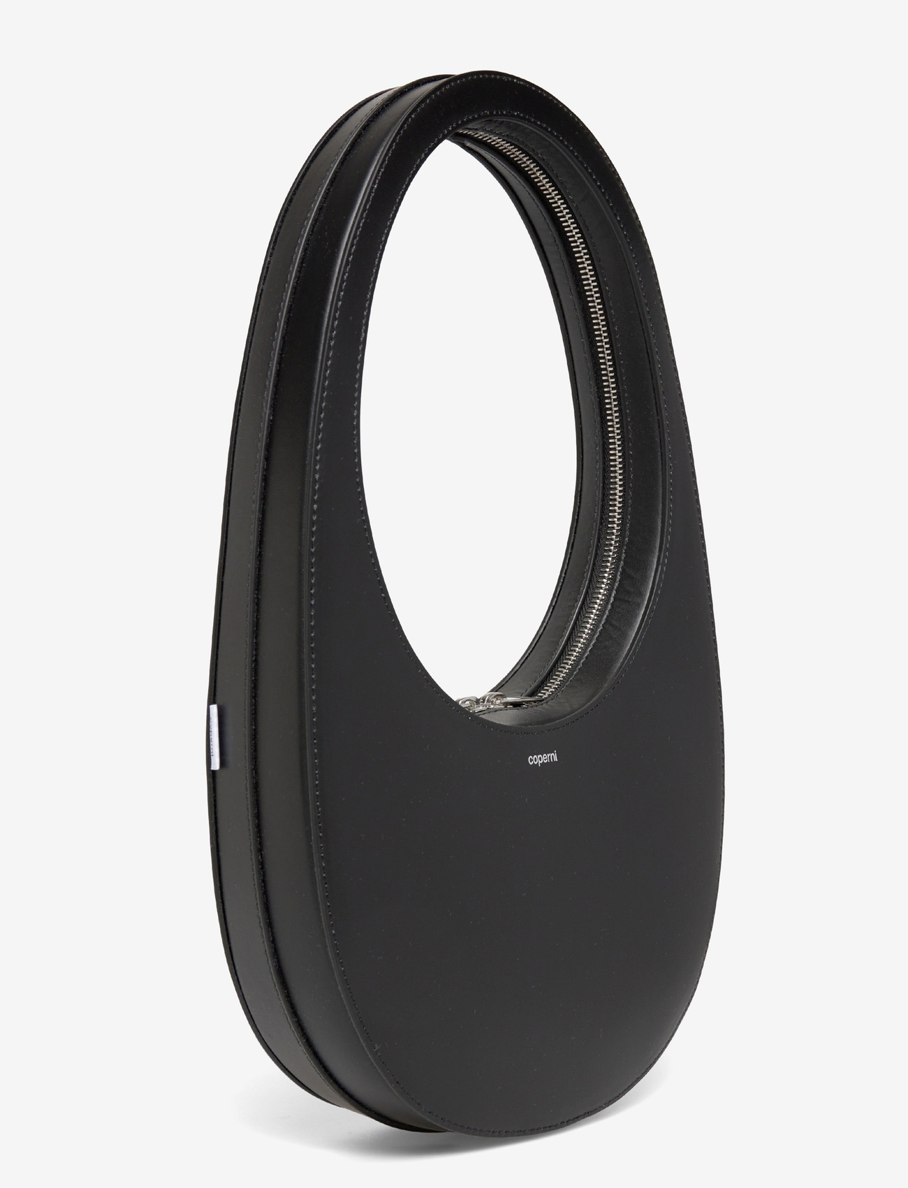 Coperni - Swipe Leather Shoulder Bag - skuldertasker - black - 2