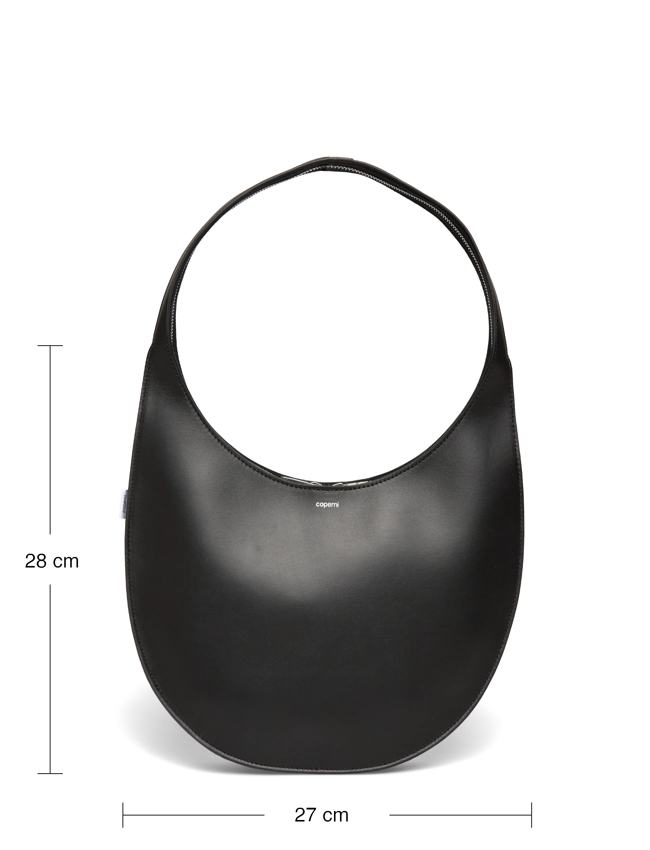 Coperni - Medium Soft Swipe bag - modetrender - black - 3