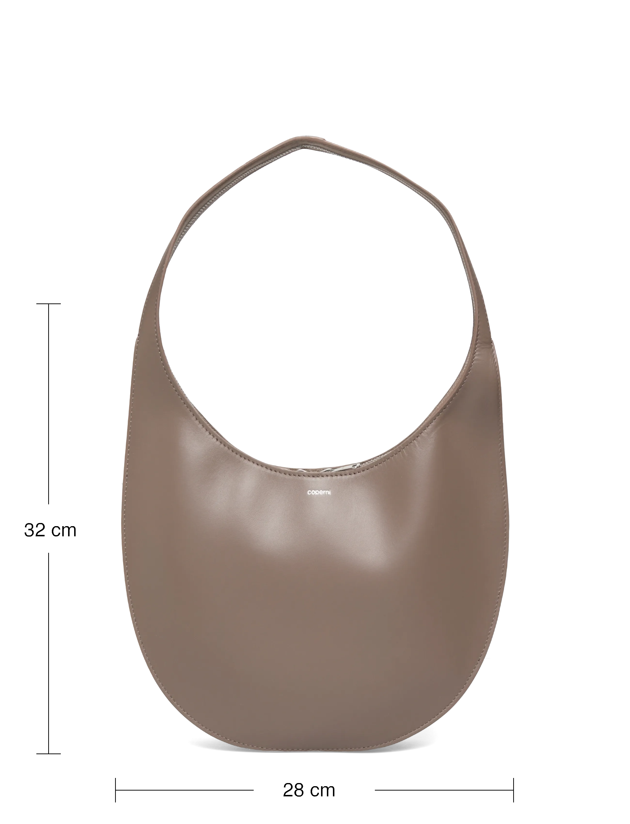 Coperni - Medium Soft Swipe bag - shoulder bags - brown - 3