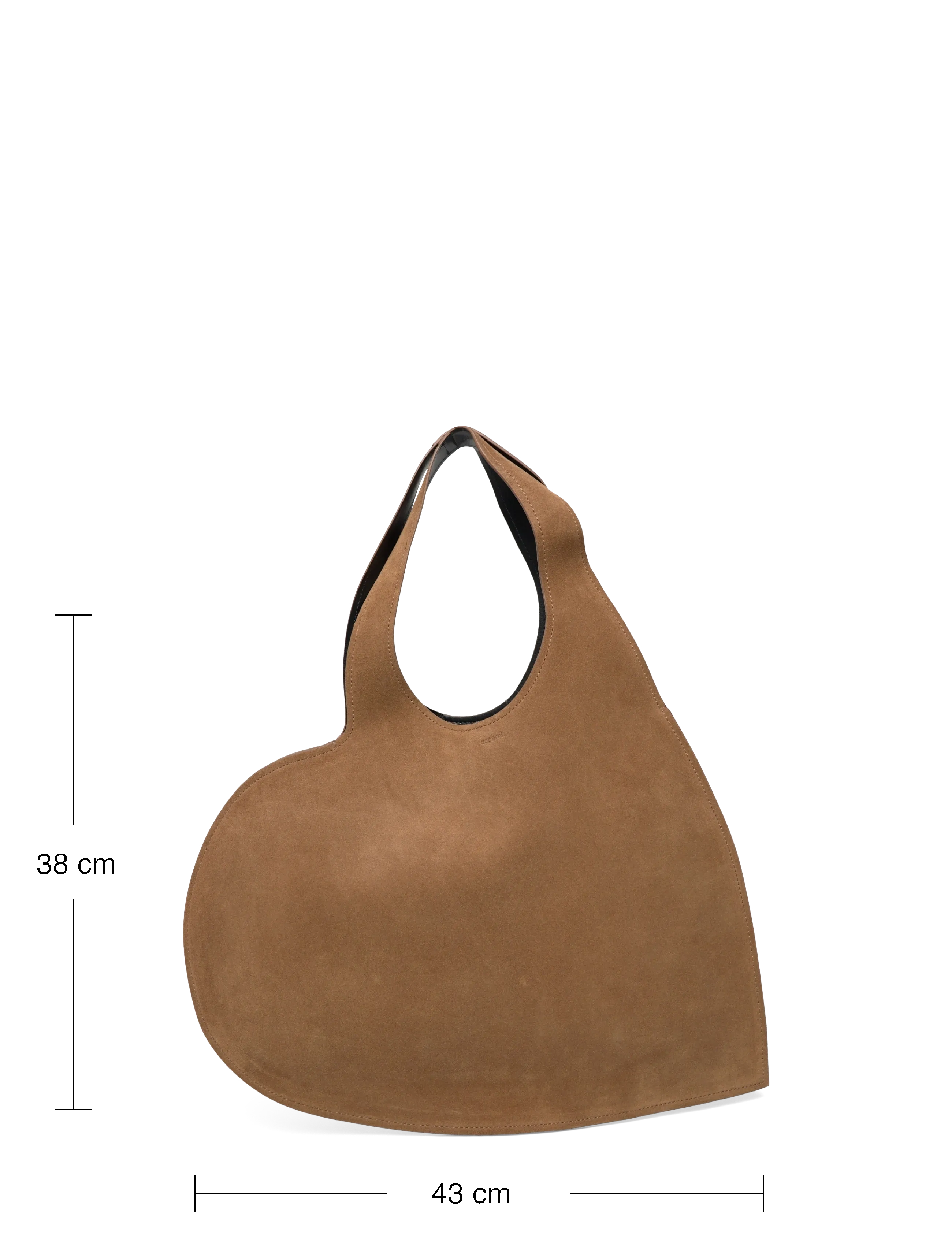 Coperni - Heart tote bag - tote töskur - brown - 3