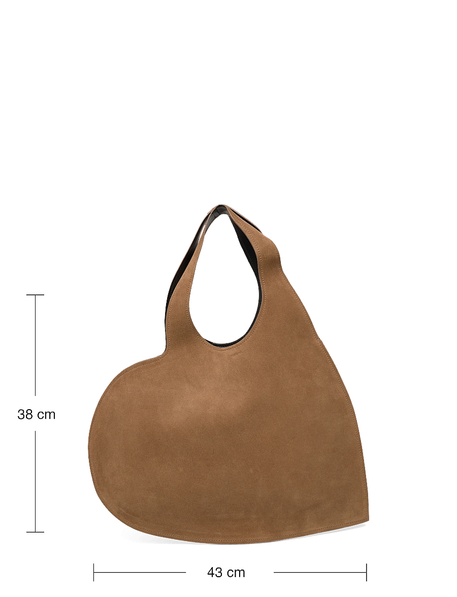 Coperni - Heart tote bag - tote bags - brown - 3