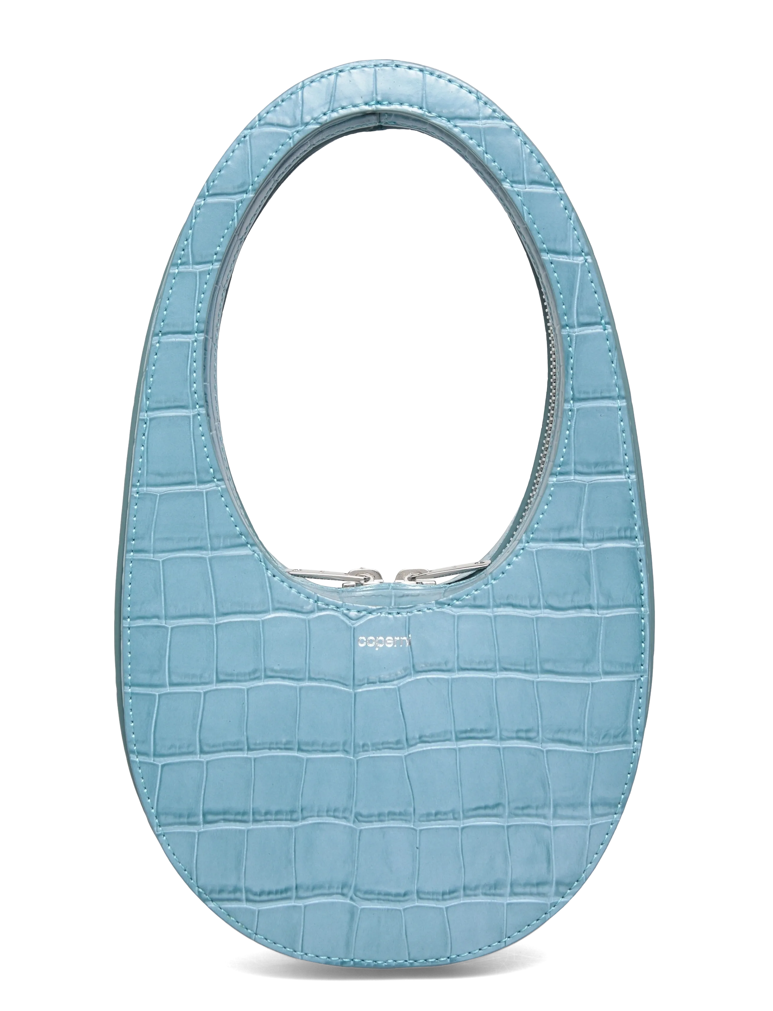 Coperni Swipe Mini Handbag, Kvinder, Mini Håndtaske, Blå, Str: ONE SIZE
