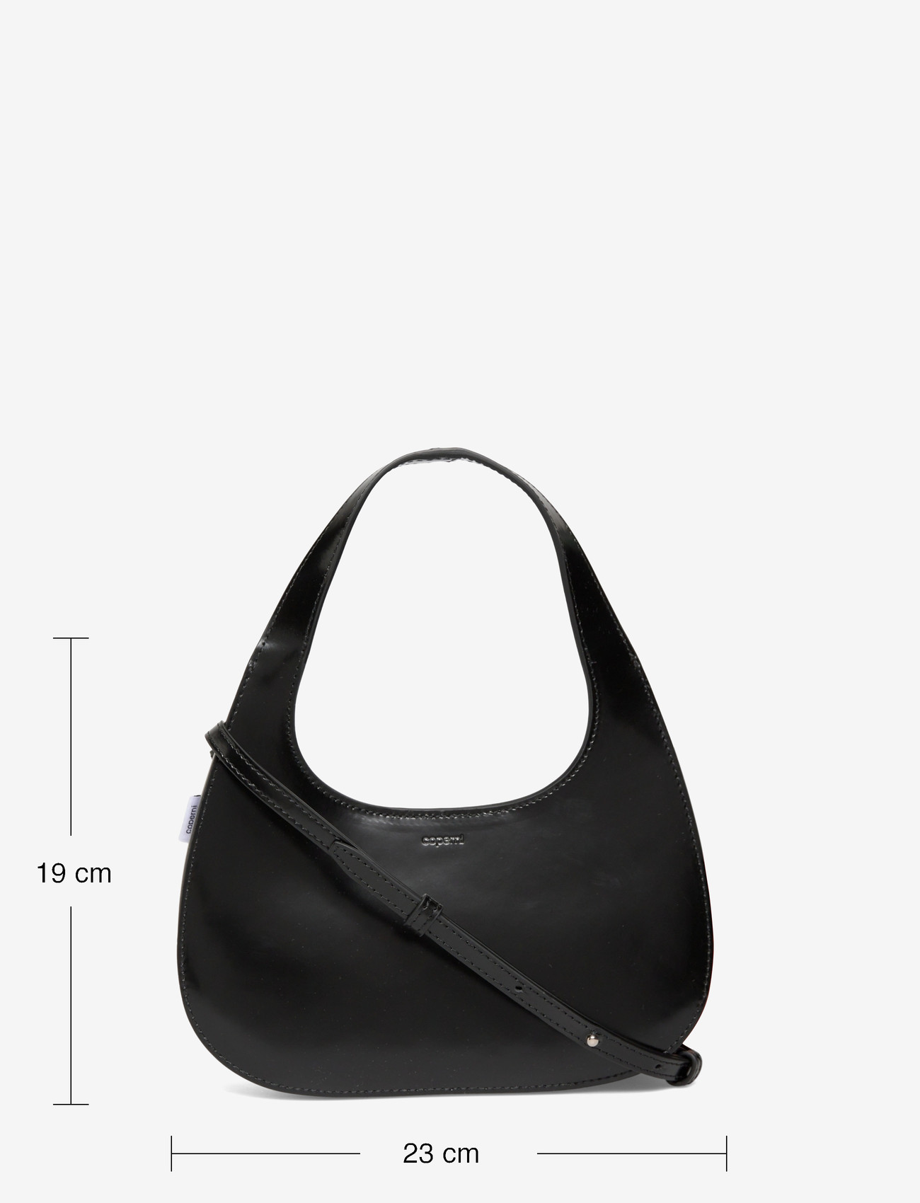 Coperni - Swipe Baguette shoulder bag - skuldertasker - black - 3